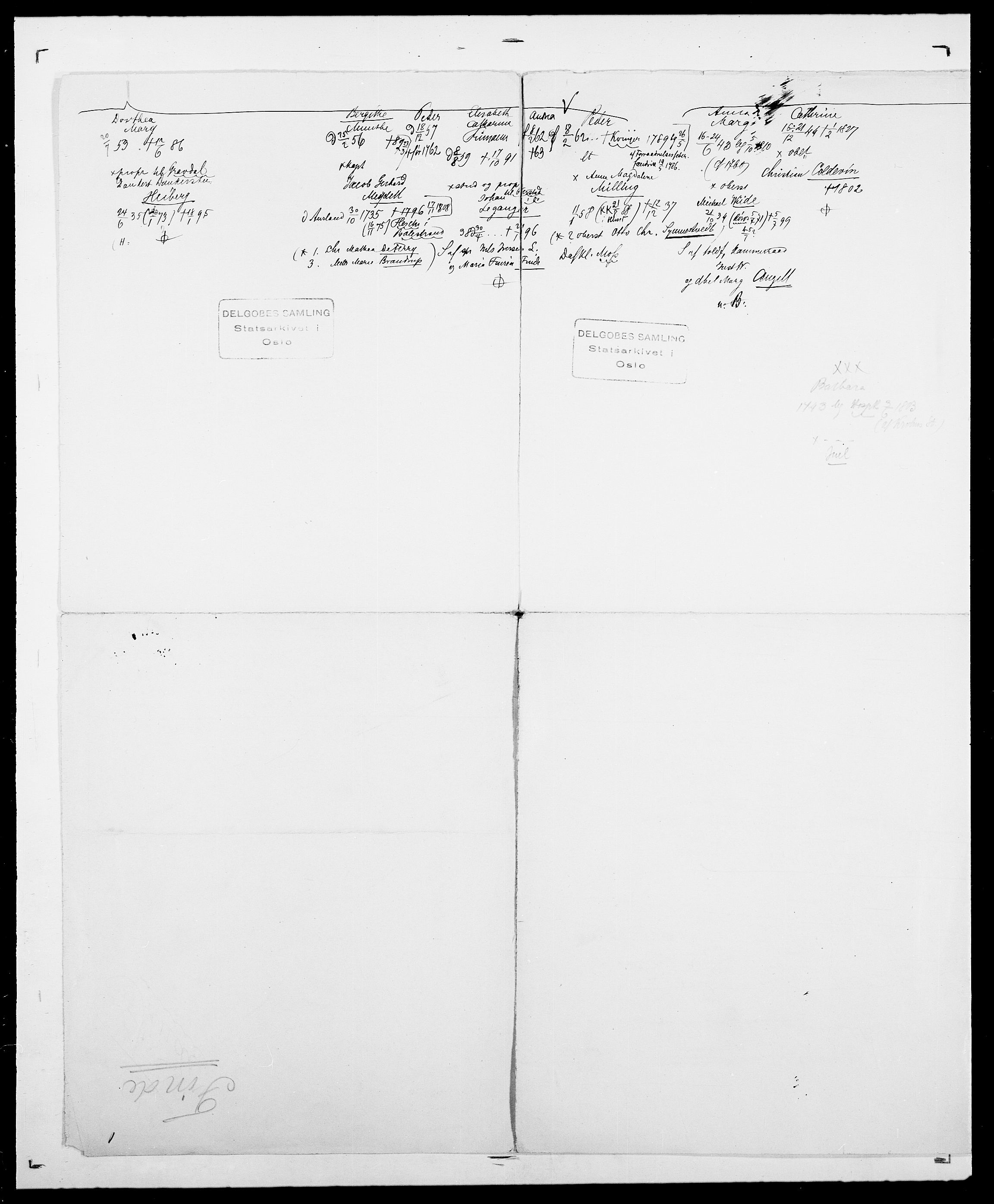 Delgobe, Charles Antoine - samling, AV/SAO-PAO-0038/D/Da/L0011: Fahlander - Flood, Flod, s. 467