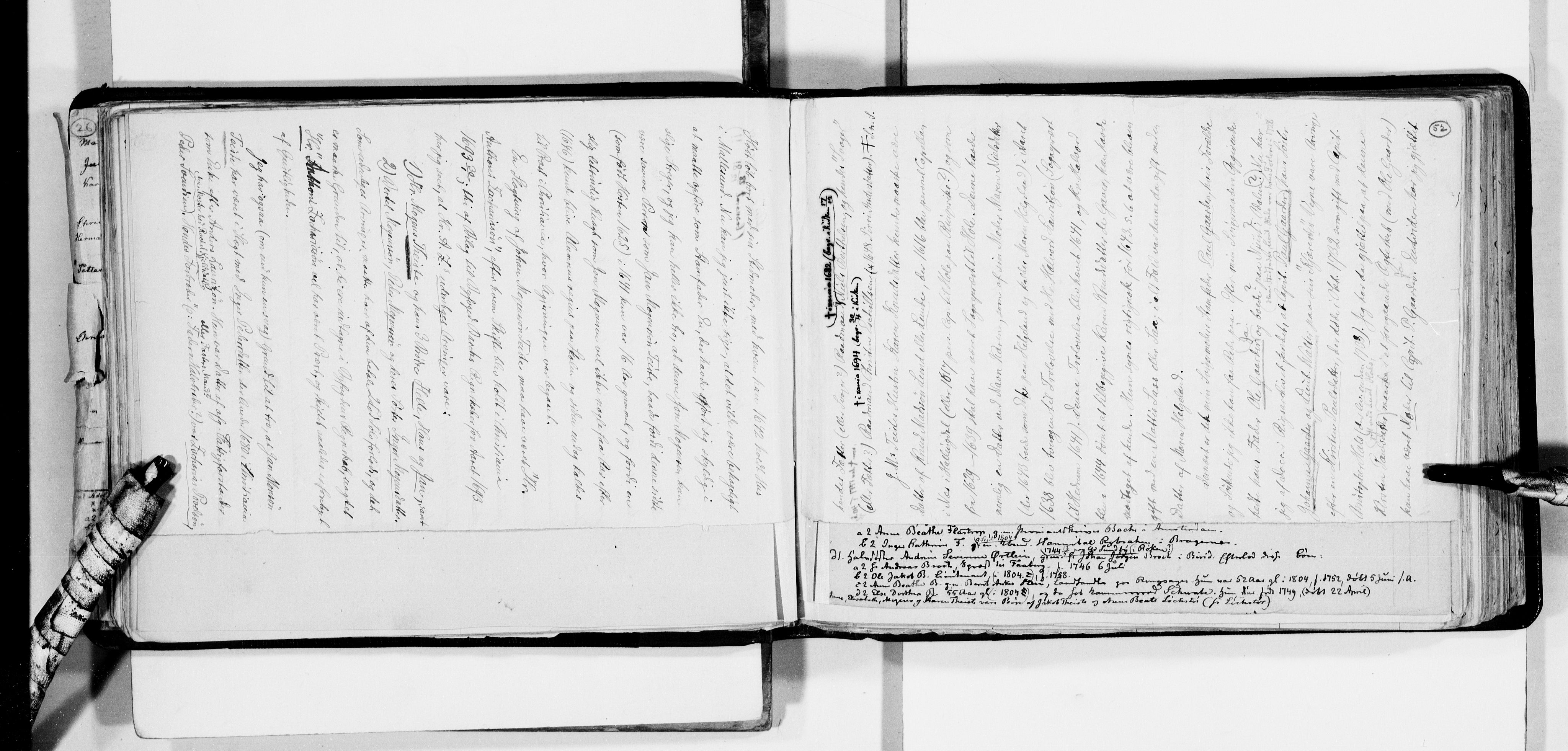 Lassens samlinger, AV/RA-PA-0051/F/Fa/L0043: Personalhistoriske og genealogiske opptegnelser: Taarvig - Thowsen, 1500-1907