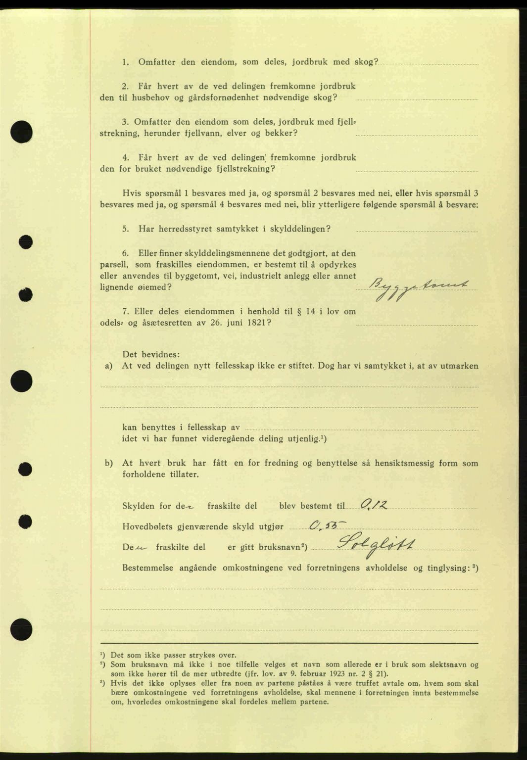 Idd og Marker sorenskriveri, AV/SAO-A-10283/G/Gb/Gbb/L0004: Pantebok nr. A4, 1940-1941, Dagboknr: 683/1941