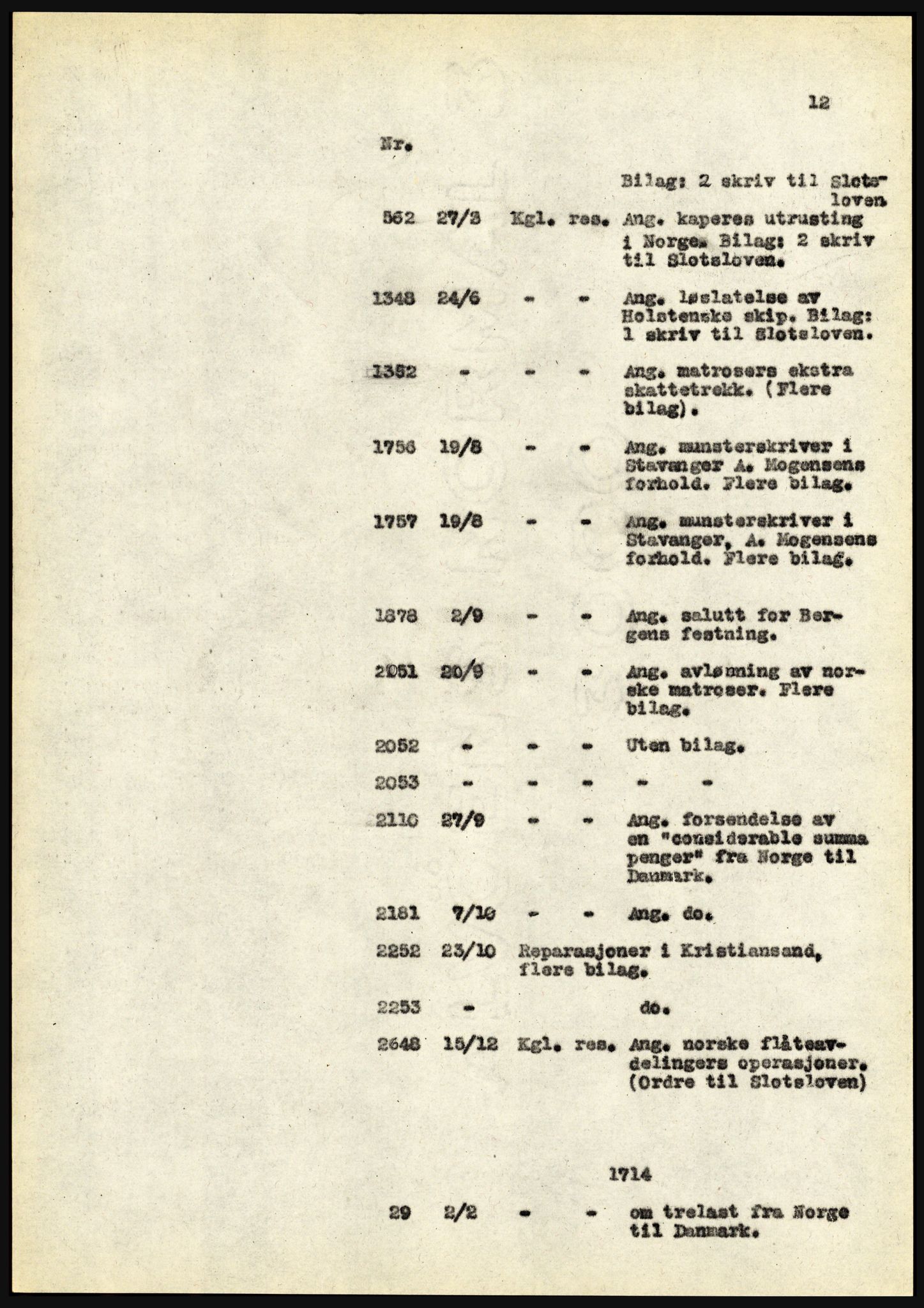 Riksarkivet, Seksjon for eldre arkiv og spesialsamlinger, AV/RA-EA-6797/H/Ha, 1953, s. 12
