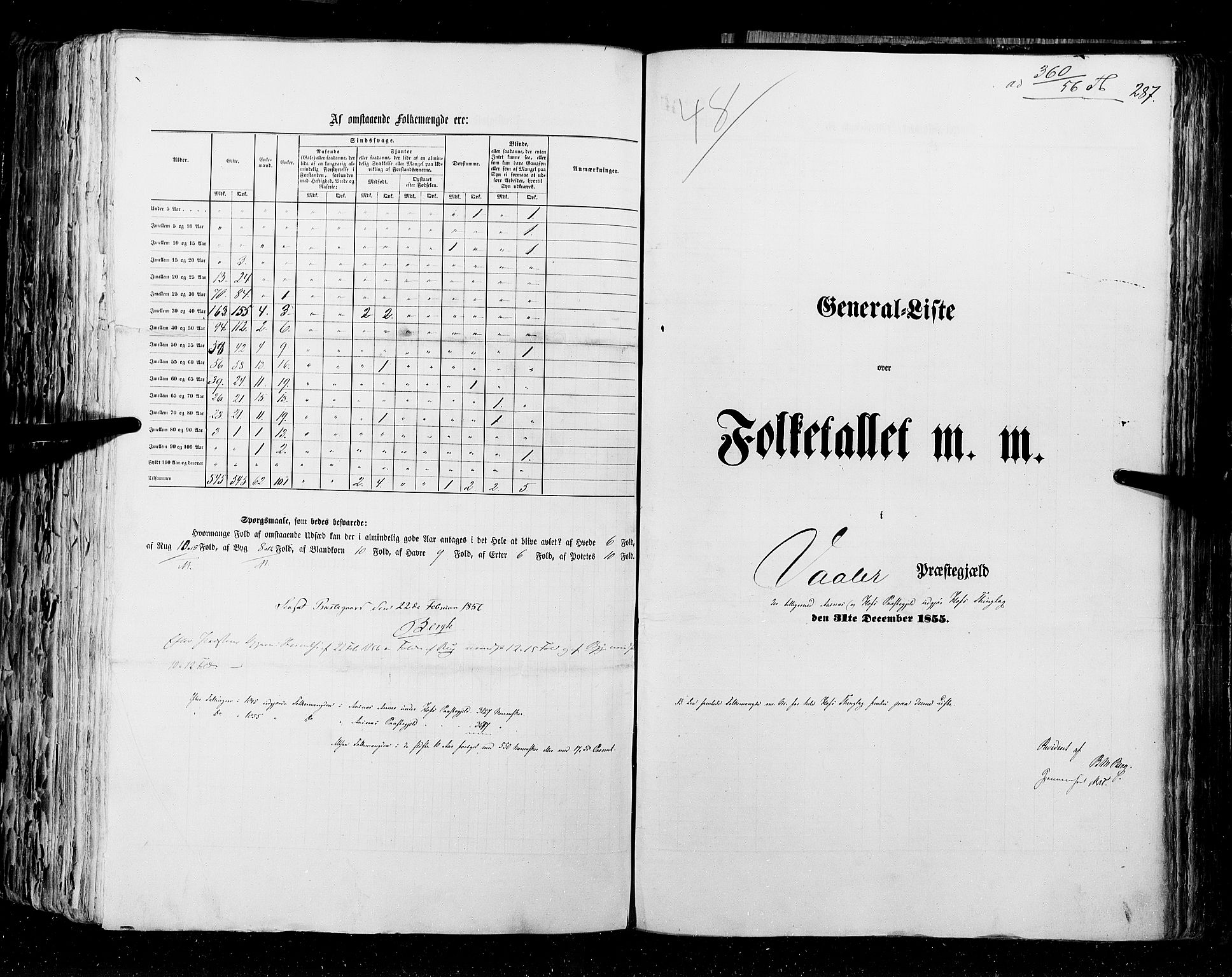 RA, Folketellingen 1855, bind 1: Akershus amt, Smålenenes amt og Hedemarken amt, 1855, s. 287
