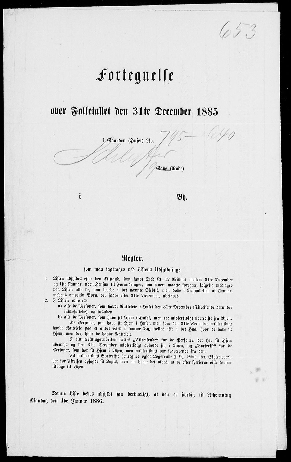 RA, Folketelling 1885 for 0101 Fredrikshald kjøpstad, 1885, s. 1445