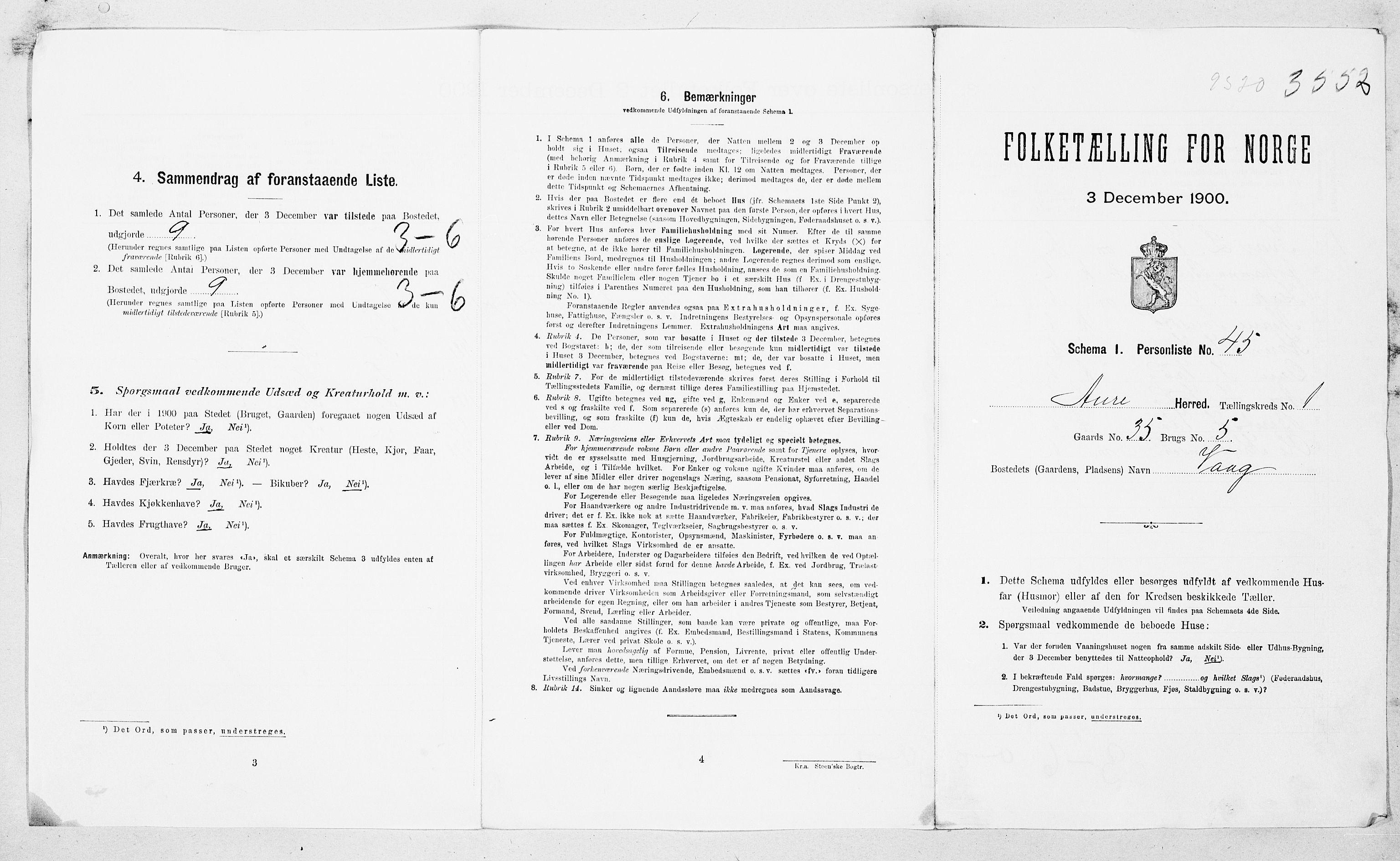 SAT, Folketelling 1900 for 1569 Aure herred, 1900, s. 24