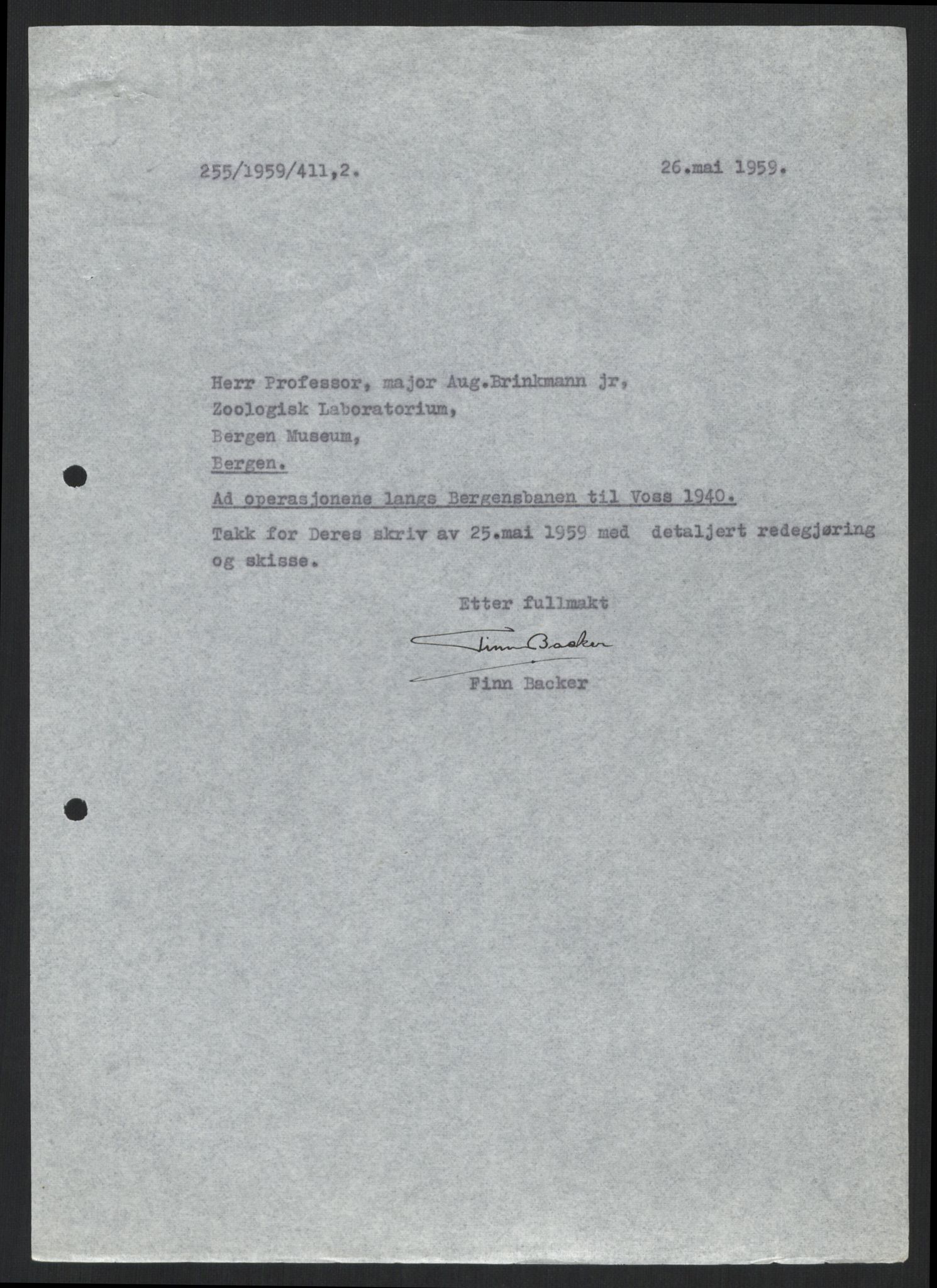 Forsvaret, Forsvarets krigshistoriske avdeling, AV/RA-RAFA-2017/Y/Yb/L0100: II-C-11-401-402  -  4. Divisjon., 1940-1962, s. 501