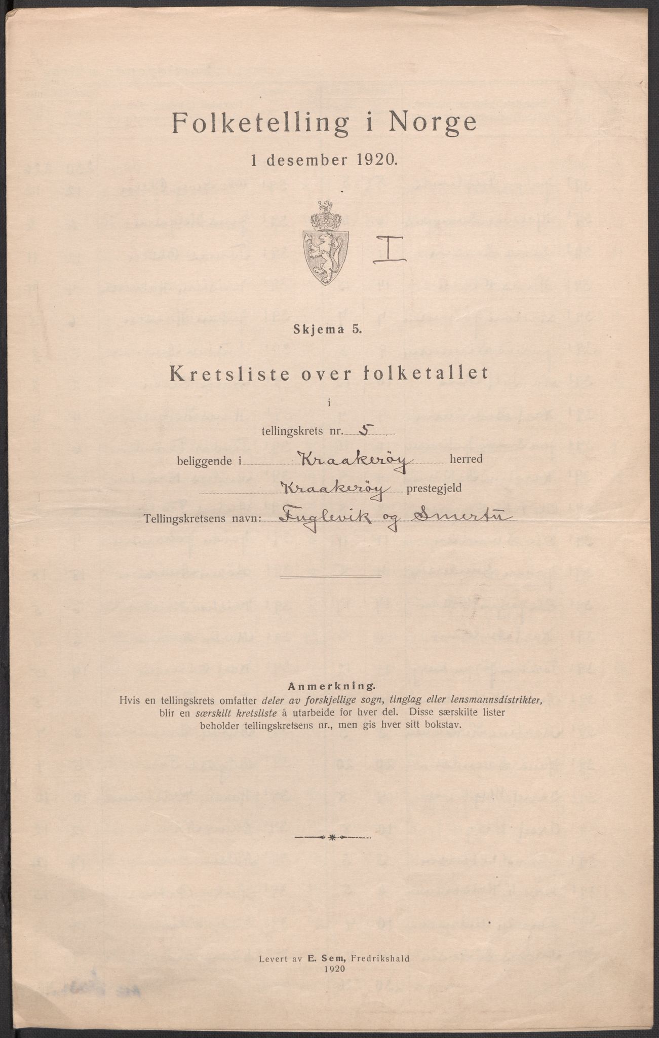SAO, Folketelling 1920 for 0133 Kråkerøy herred, 1920, s. 23