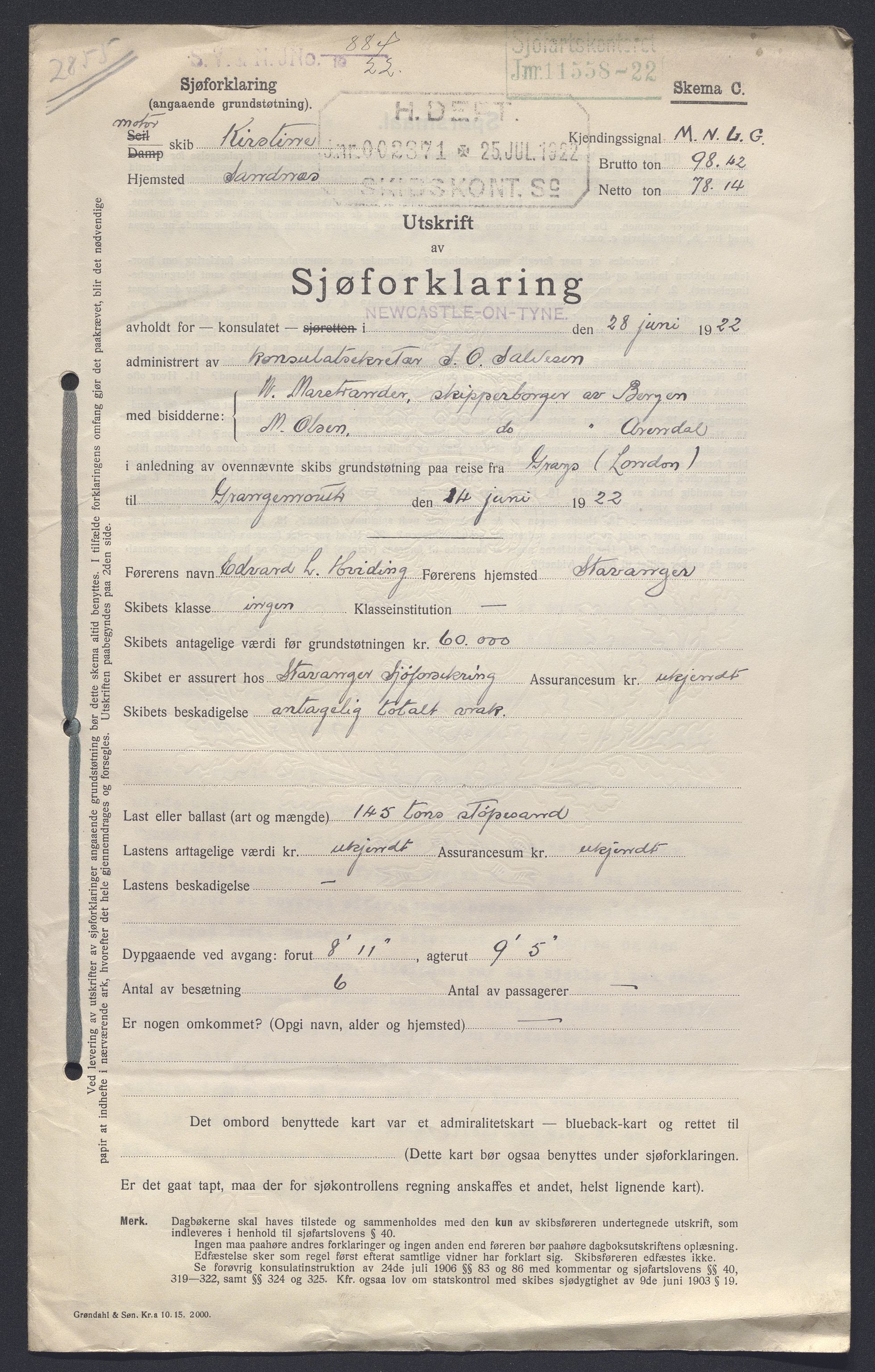 Sjøfartsdirektoratet med forløpere, skipsmapper slettede skip, AV/RA-S-4998/F/Fa/L0597: --, 1875-1932, s. 5