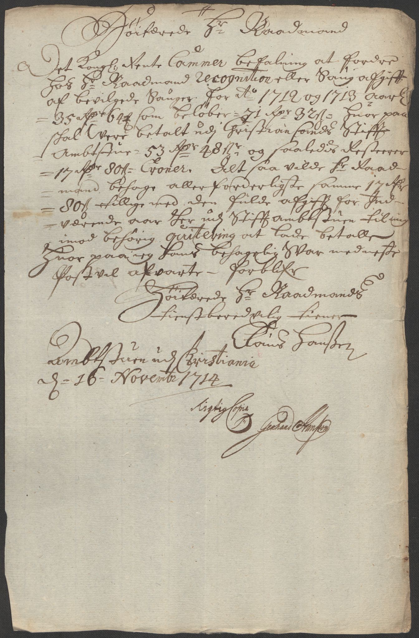 Rentekammeret inntil 1814, Reviderte regnskaper, Fogderegnskap, AV/RA-EA-4092/R36/L2125: Fogderegnskap Øvre og Nedre Telemark og Bamble, 1713, s. 586