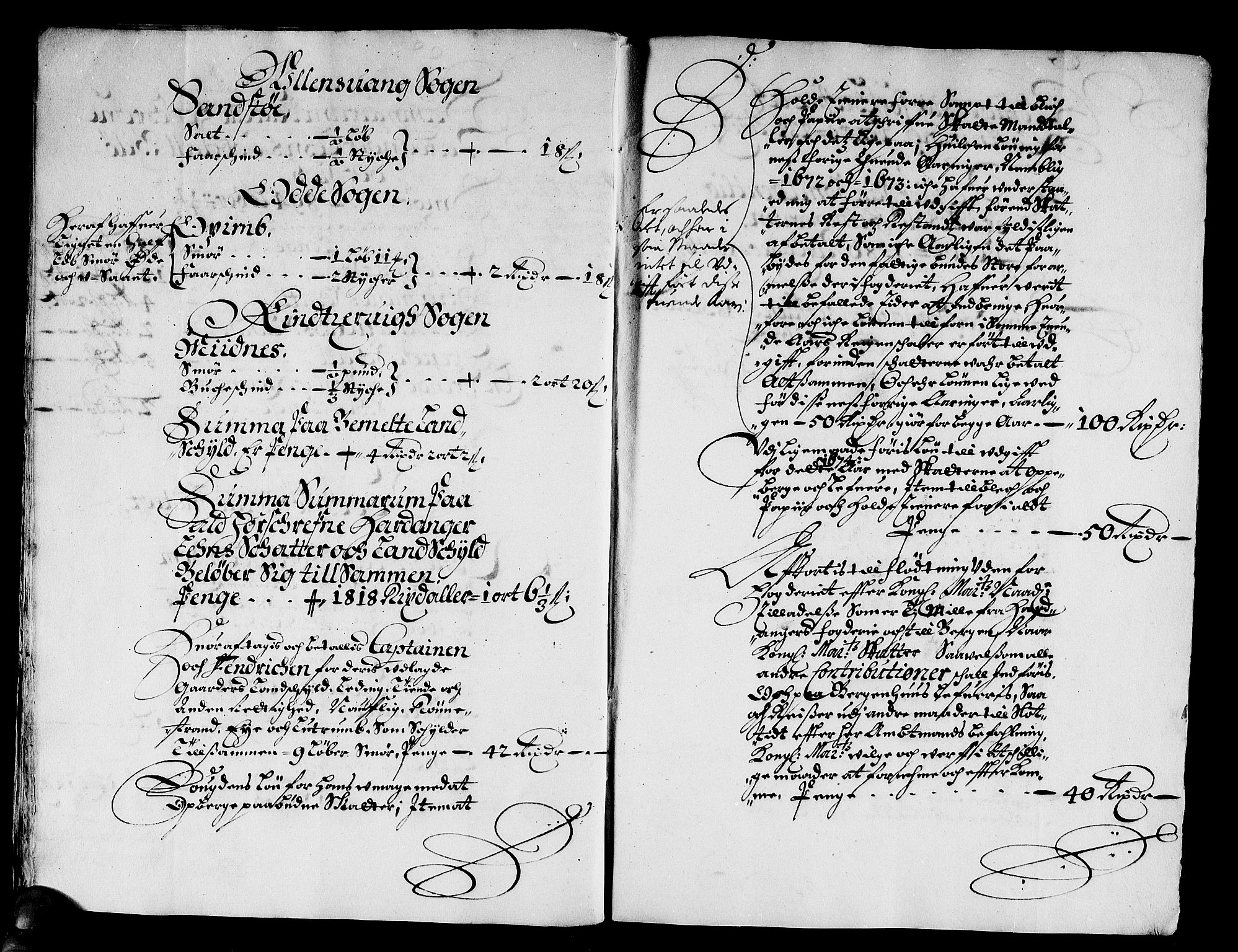 Rentekammeret inntil 1814, Reviderte regnskaper, Stiftamtstueregnskaper, Bergen stiftamt, AV/RA-EA-6043/R/Rc/L0038: Bergen stiftamt, 1673-1674