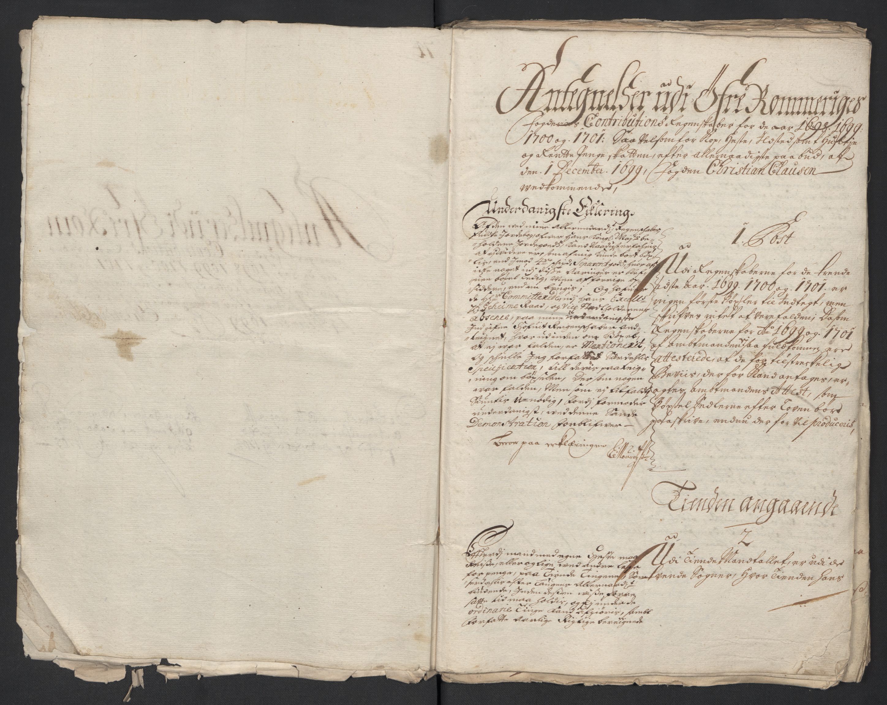 Rentekammeret inntil 1814, Reviderte regnskaper, Fogderegnskap, RA/EA-4092/R12/L0715: Fogderegnskap Øvre Romerike, 1698-1701, s. 176