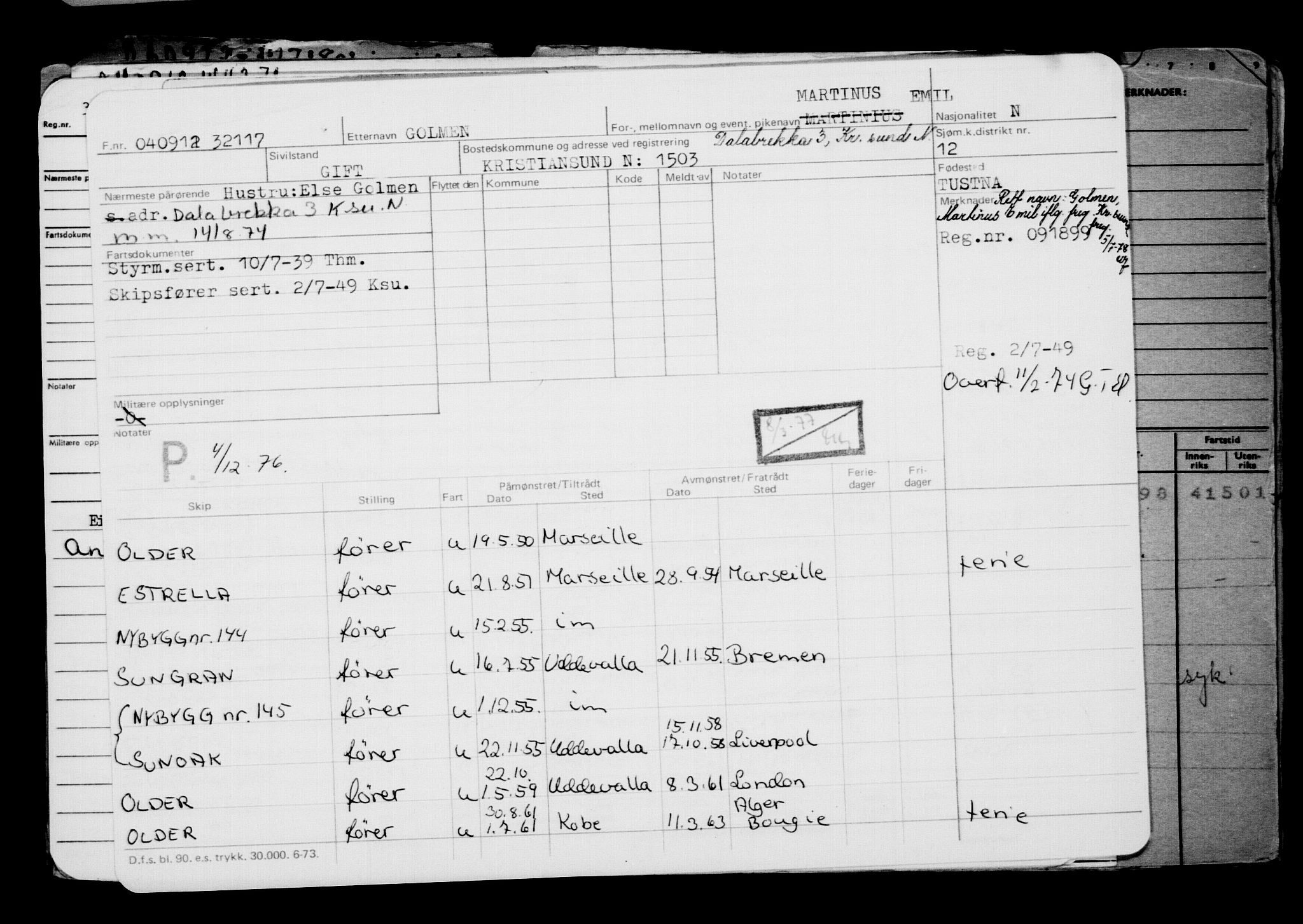 Direktoratet for sjømenn, AV/RA-S-3545/G/Gb/L0107: Hovedkort, 1912, s. 55