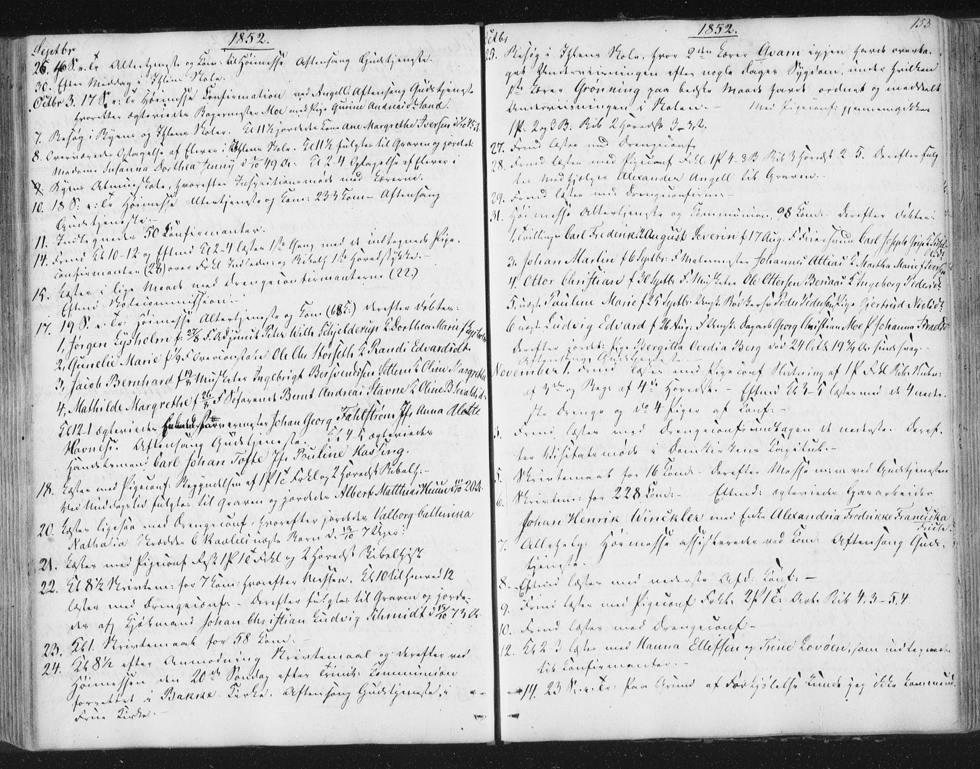 Ministerialprotokoller, klokkerbøker og fødselsregistre - Sør-Trøndelag, SAT/A-1456/602/L0127: Residerende kapellans bok nr. 602B01, 1821-1875, s. 153