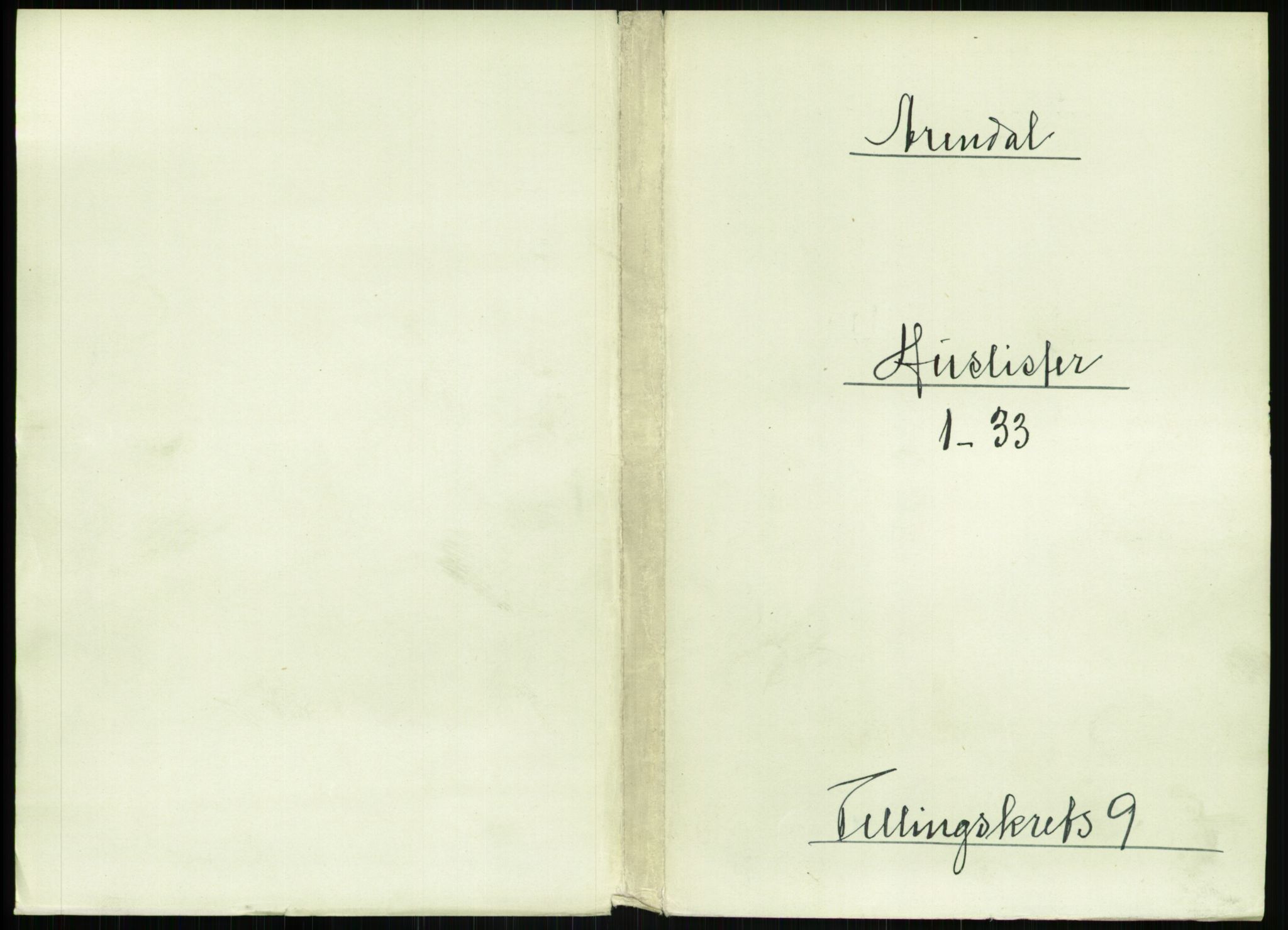 RA, Folketelling 1891 for 0903 Arendal kjøpstad, 1891, s. 460