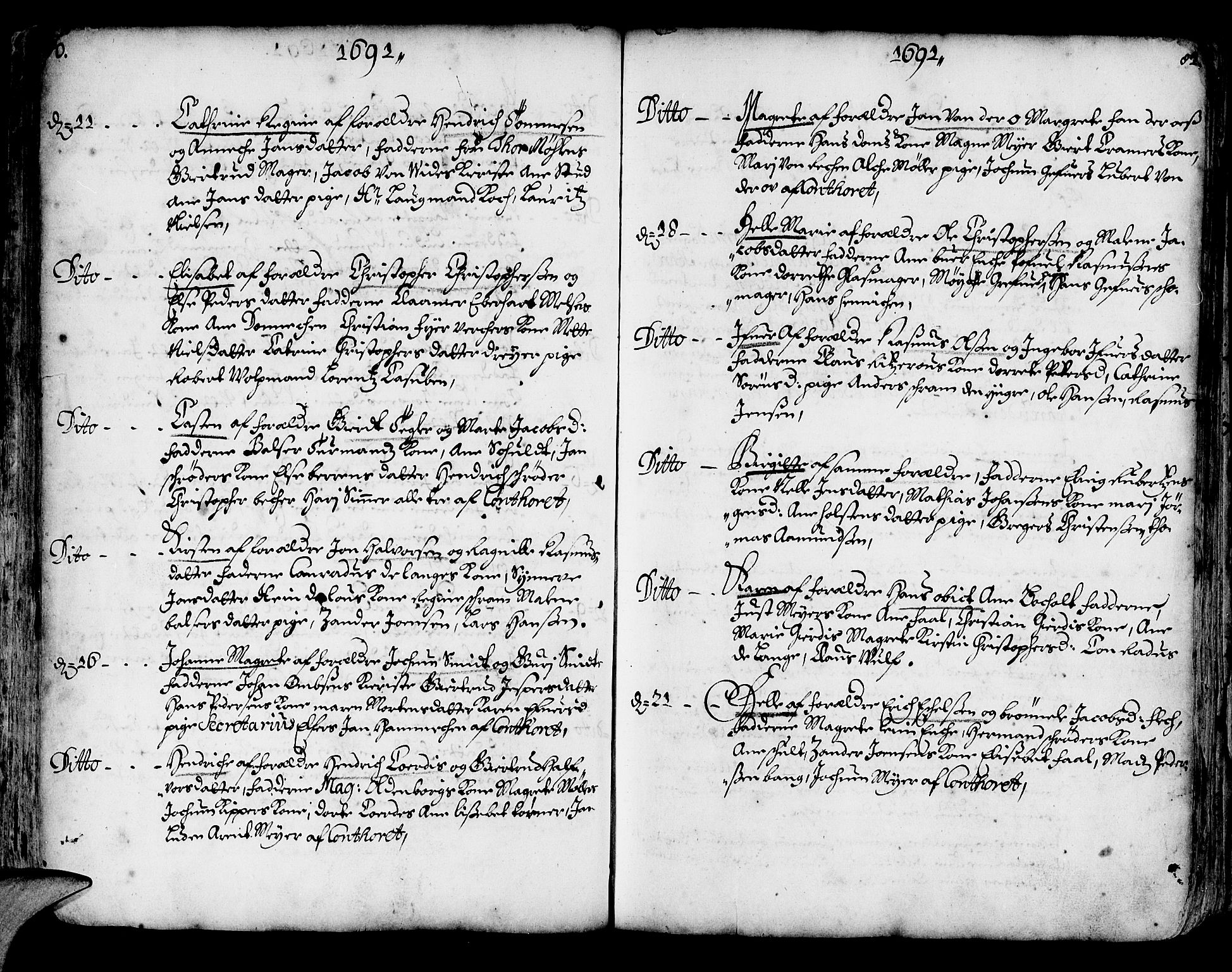 Korskirken sokneprestembete, AV/SAB-A-76101/H/Haa/L0002: Ministerialbok nr. A 2, 1688-1697, s. 80-81