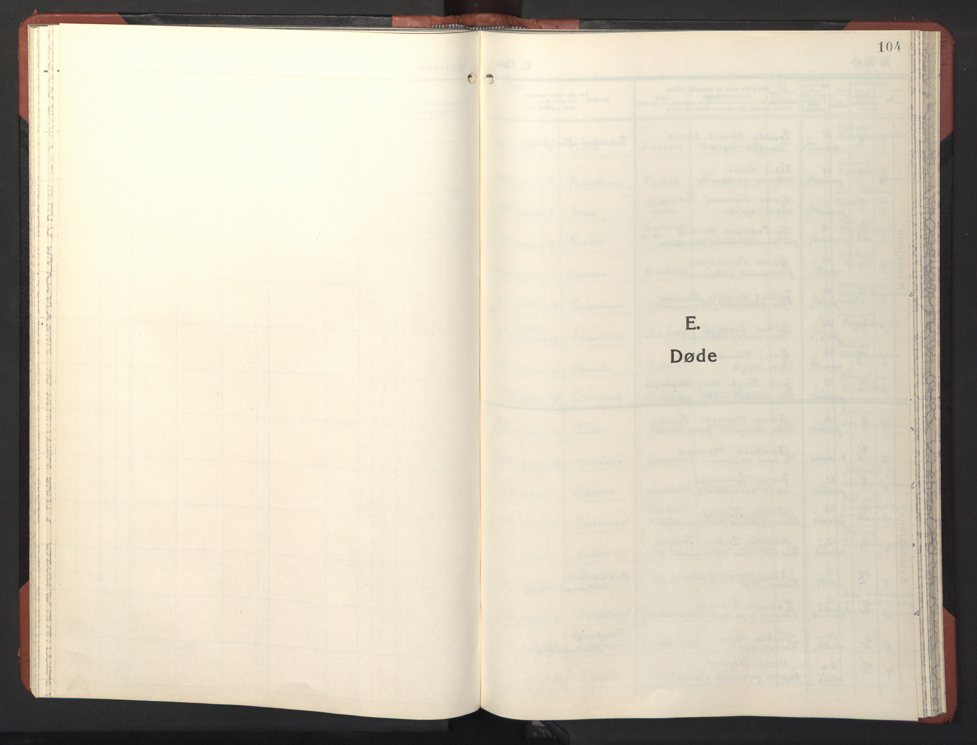 Ministerialprotokoller, klokkerbøker og fødselsregistre - Sør-Trøndelag, SAT/A-1456/611/L0359: Klokkerbok nr. 611C07, 1947-1950, s. 104