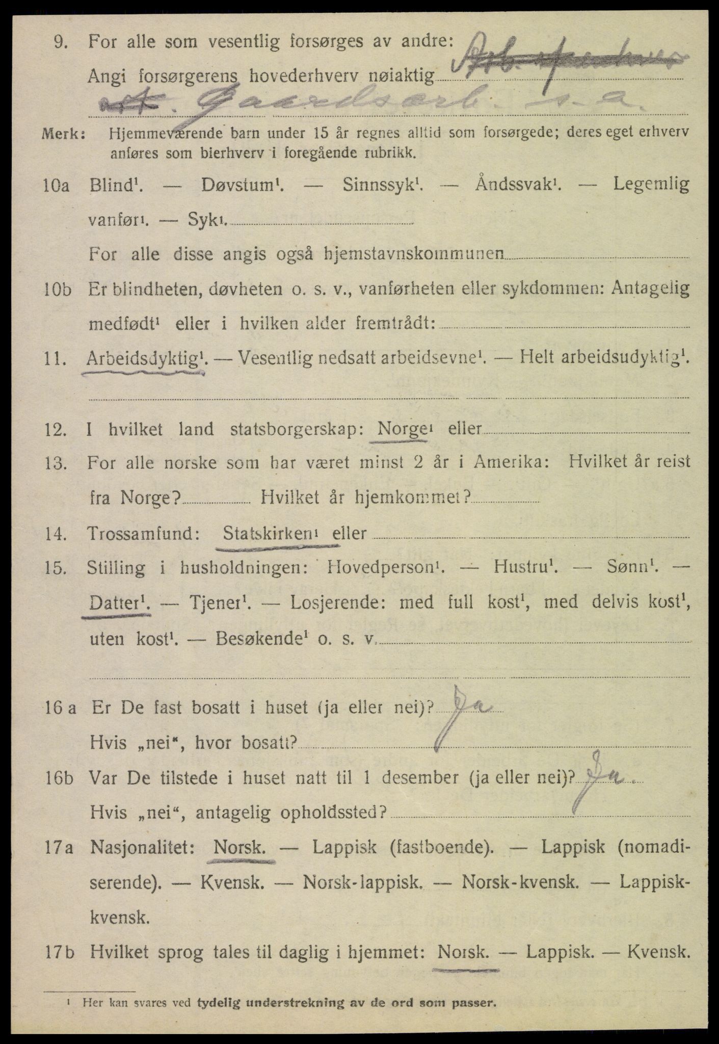 SAT, Folketelling 1920 for 1820 Alstahaug herred, 1920, s. 1898