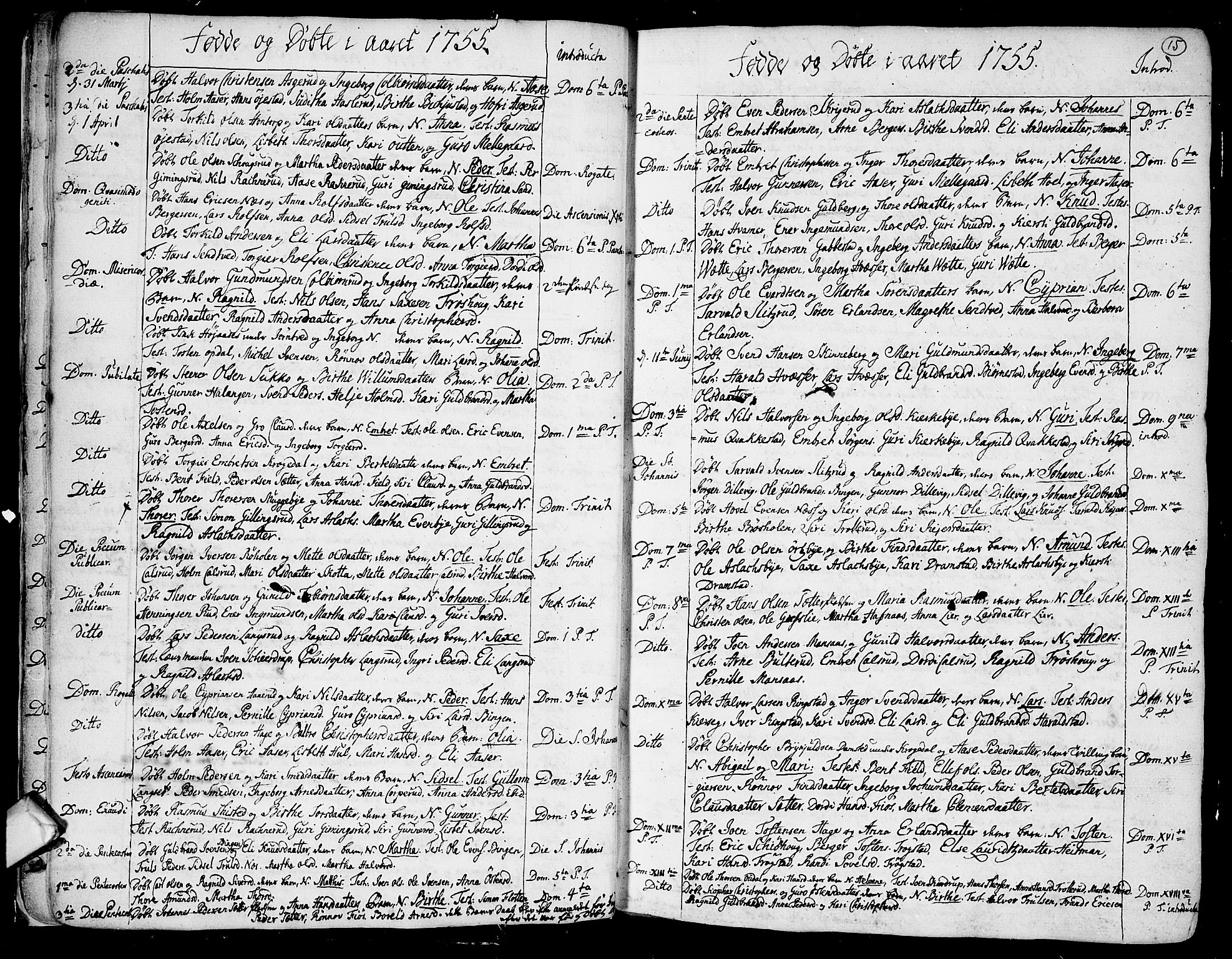 Trøgstad prestekontor Kirkebøker, AV/SAO-A-10925/F/Fa/L0004: Ministerialbok nr. I 4, 1750-1784, s. 15