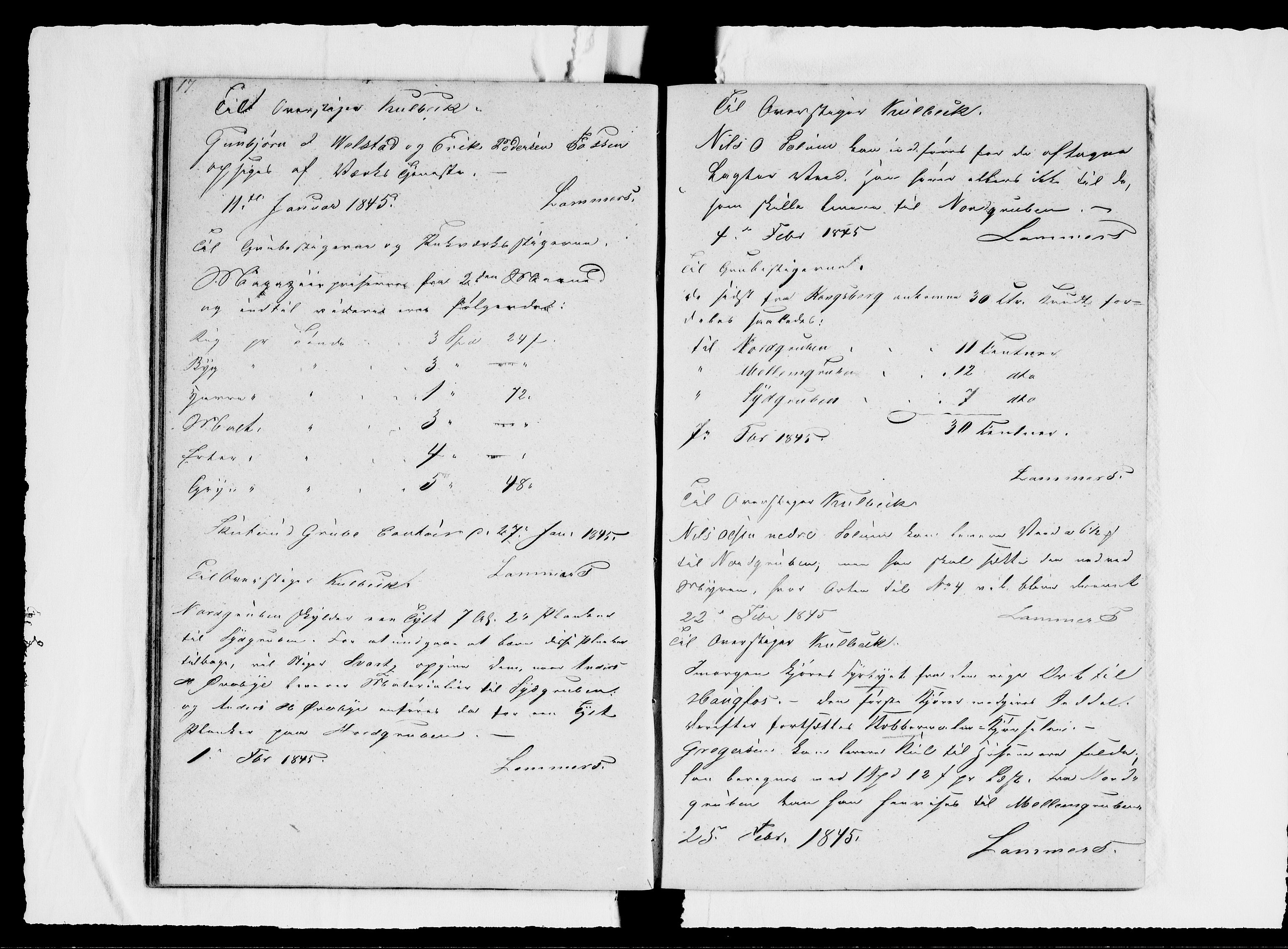 Modums Blaafarveværk, AV/RA-PA-0157/G/Ge/L0312/0001: -- / Journal for Nordgruberne, 1840-1844, s. 20
