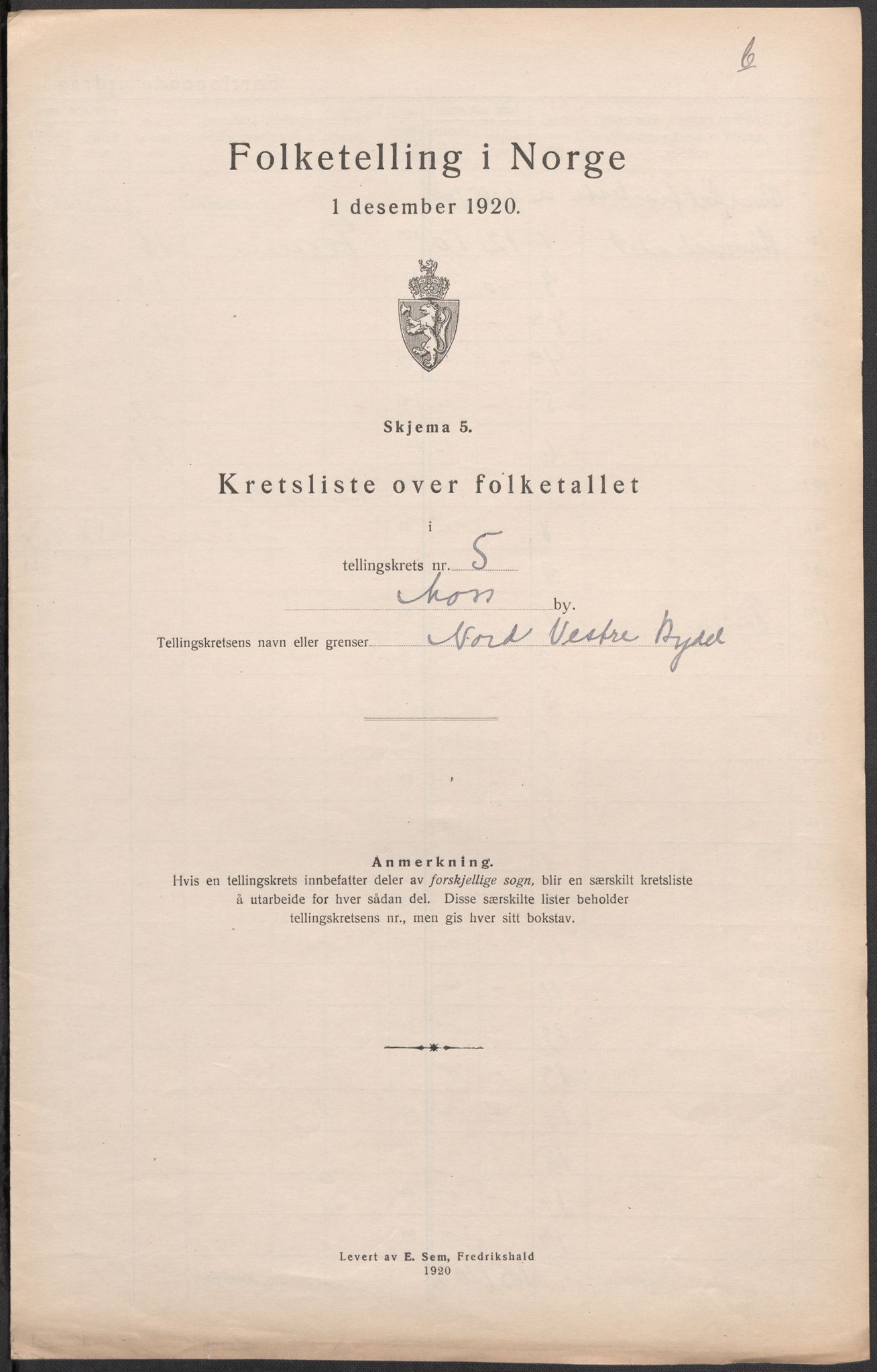 SAO, Folketelling 1920 for 0104 Moss kjøpstad, 1920, s. 28