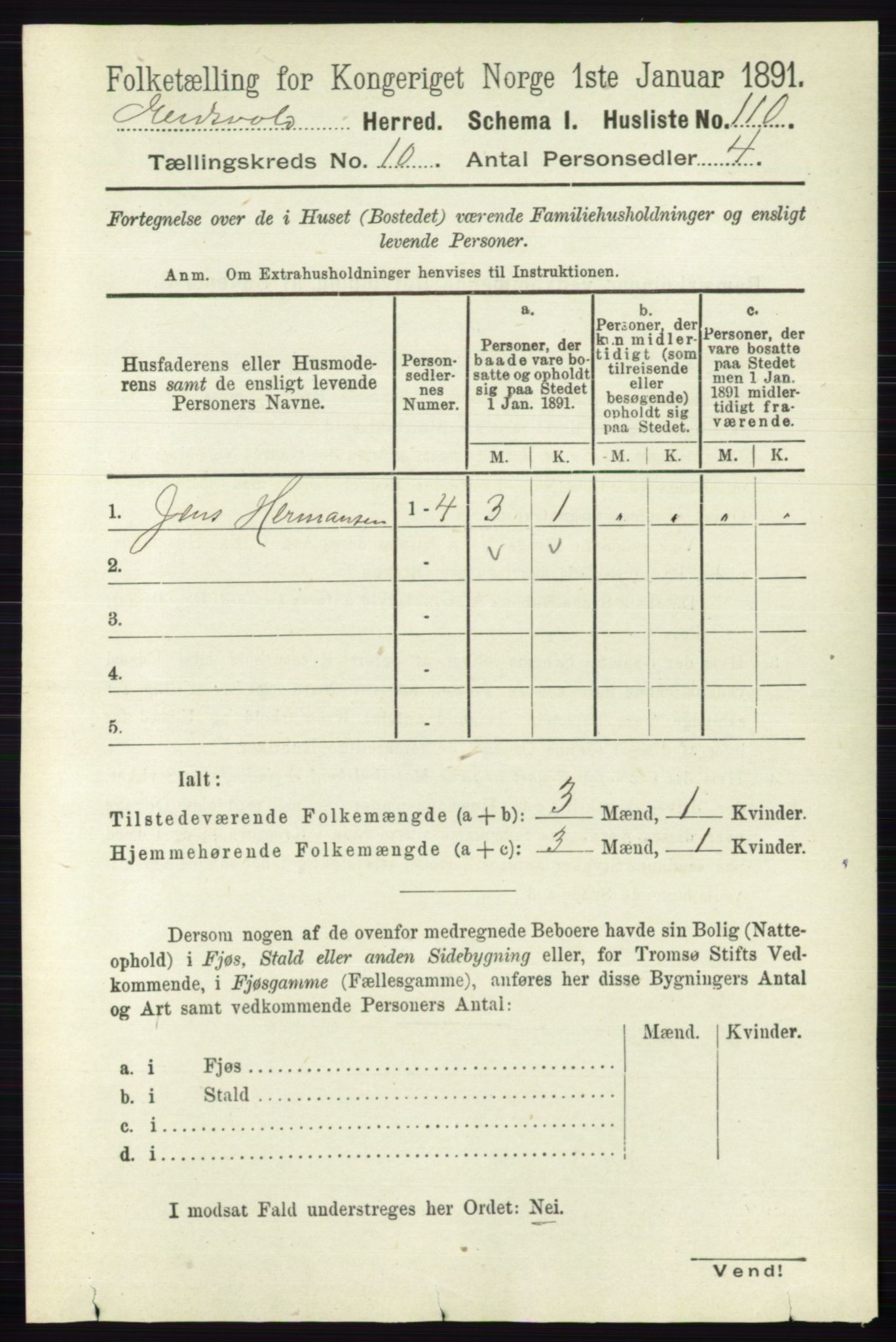 RA, Folketelling 1891 for 0237 Eidsvoll herred, 1891, s. 6789