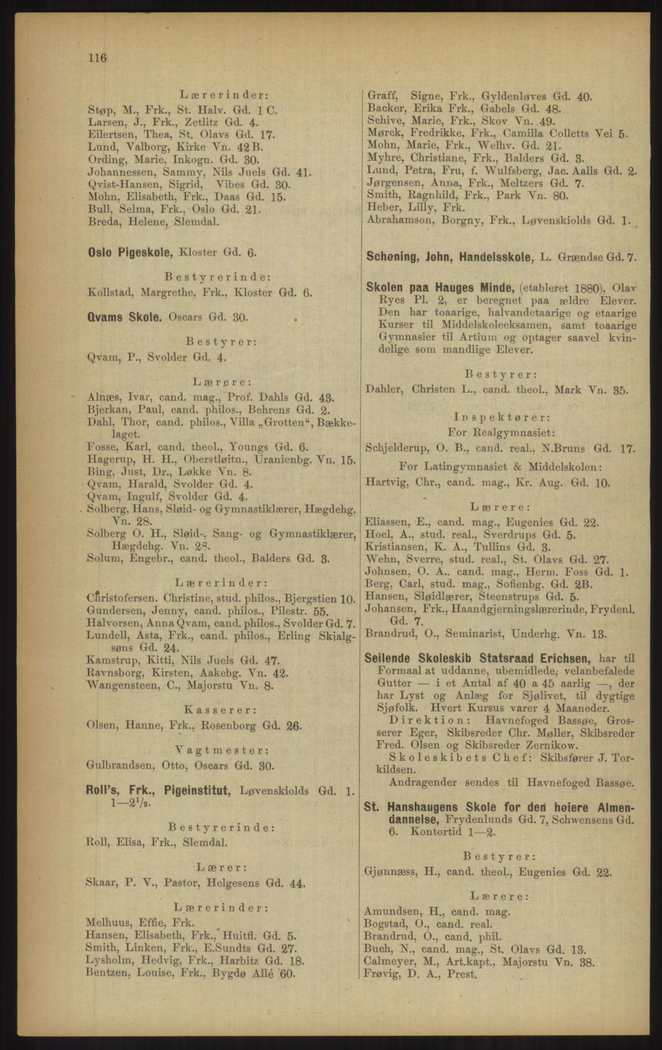 Kristiania/Oslo adressebok, PUBL/-, 1902, s. 116