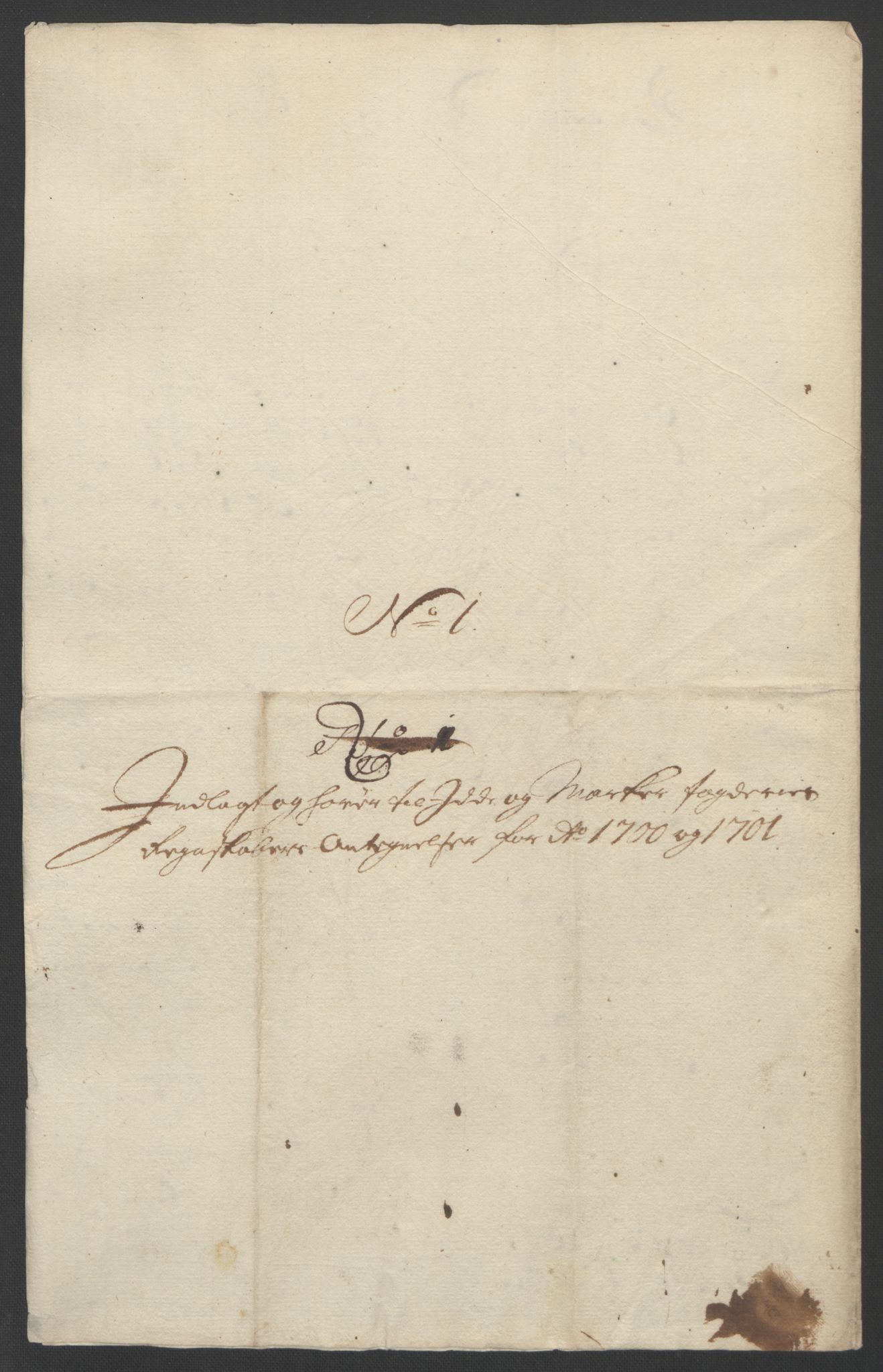 Rentekammeret inntil 1814, Reviderte regnskaper, Fogderegnskap, AV/RA-EA-4092/R01/L0015: Fogderegnskap Idd og Marker, 1700-1701, s. 366