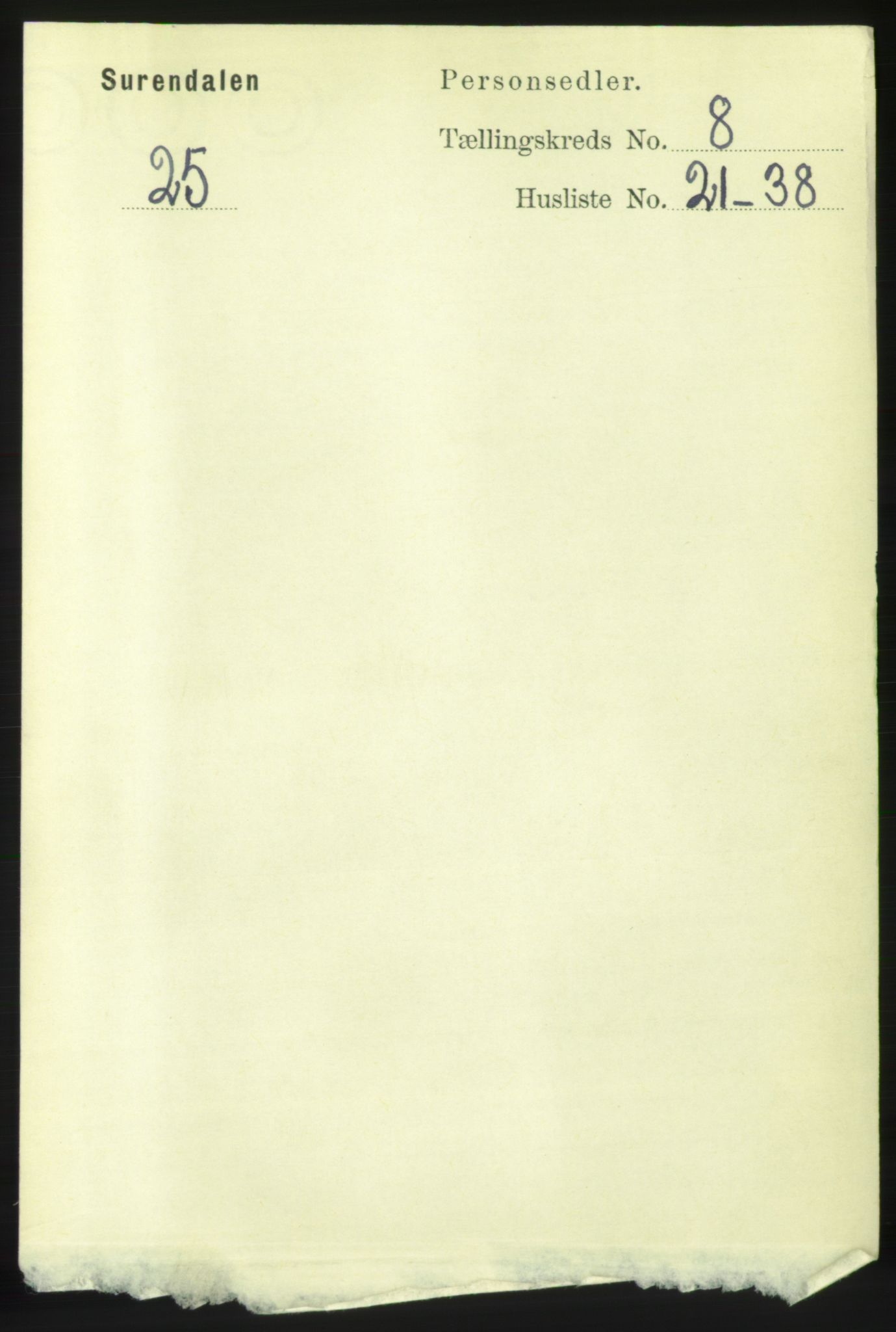 RA, Folketelling 1891 for 1566 Surnadal herred, 1891, s. 2192