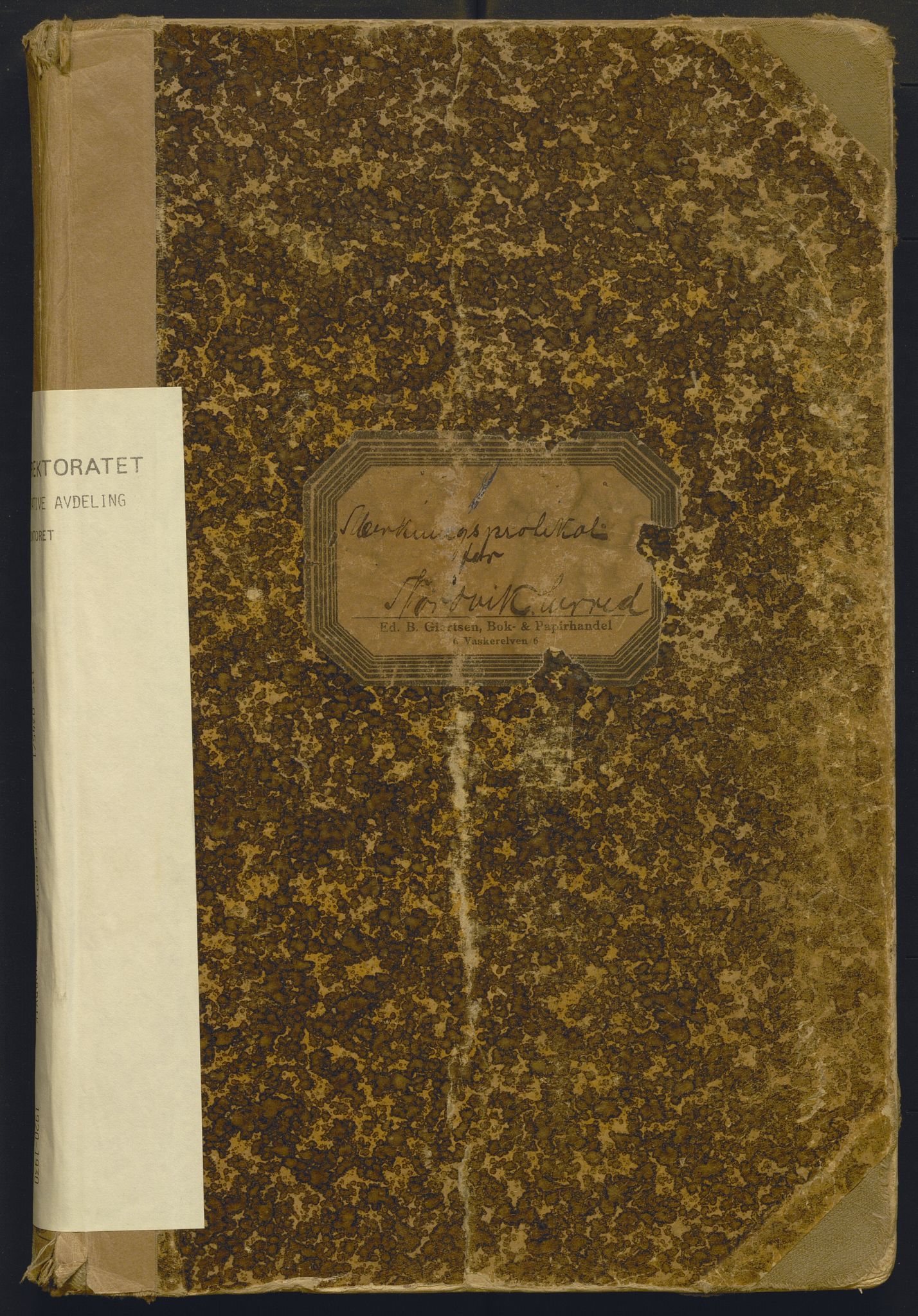 Fiskeridirektoratet - 1 Adm. ledelse - 13 Båtkontoret, AV/SAB-A-2003/I/Ia/Iac/L0139: 135.0345/1 Merkeprotokoll - Nordvik, 1920-1930