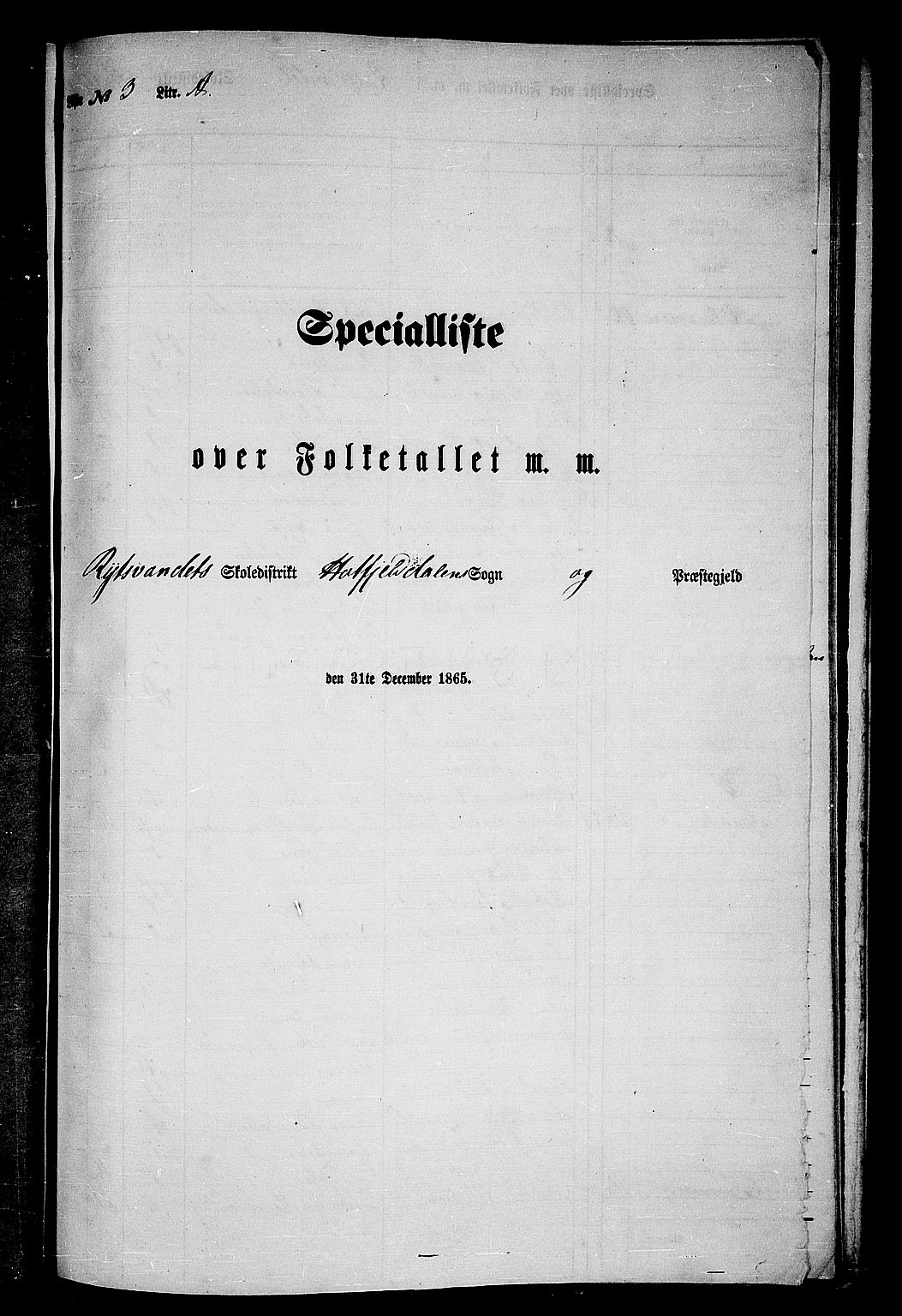 RA, Folketelling 1865 for 1826P Hattfjelldal prestegjeld, 1865, s. 36