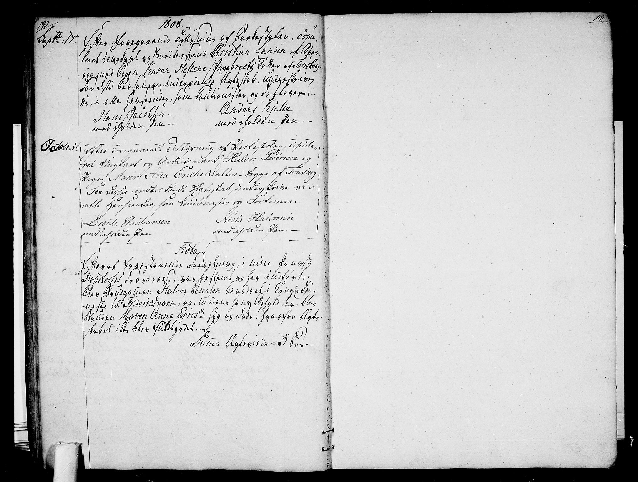 Tønsberg kirkebøker, SAKO/A-330/F/Fb/L0002: Ministerialbok nr. II 2, 1797-1809, s. 12-13