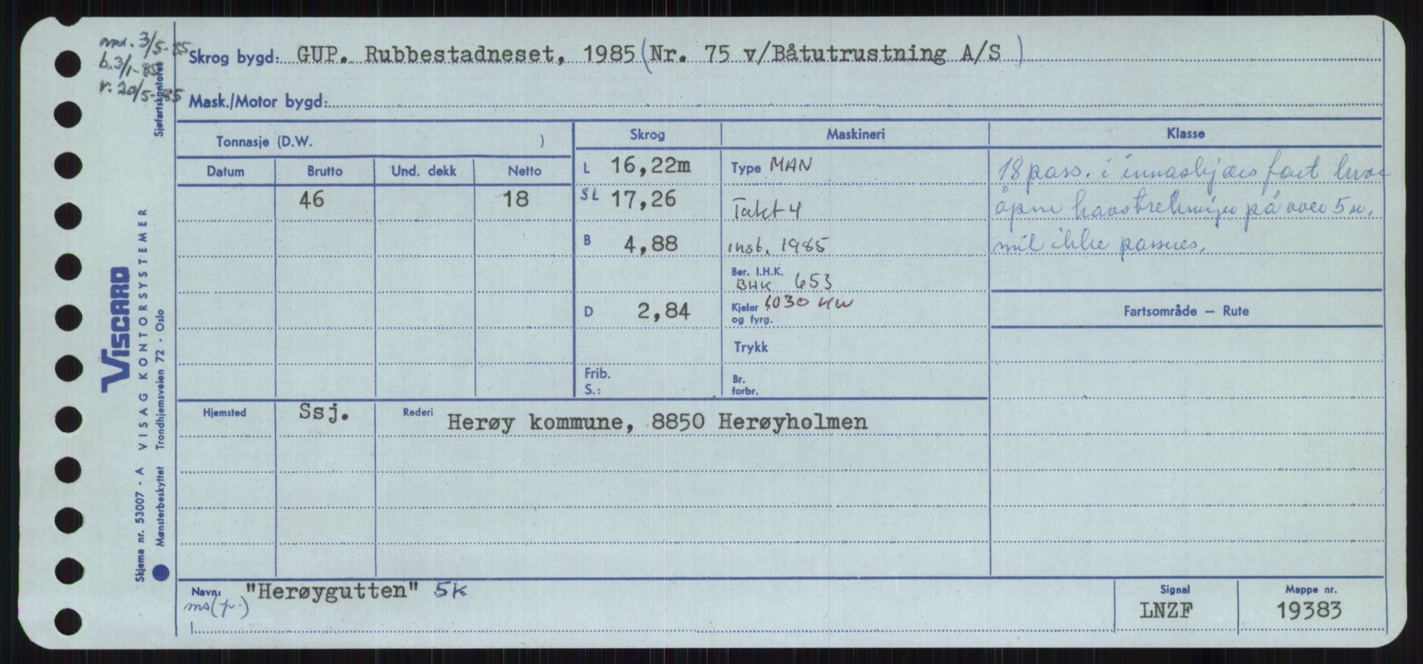 Sjøfartsdirektoratet med forløpere, Skipsmålingen, RA/S-1627/H/Ha/L0002/0002: Fartøy, Eik-Hill / Fartøy, G-Hill, s. 883