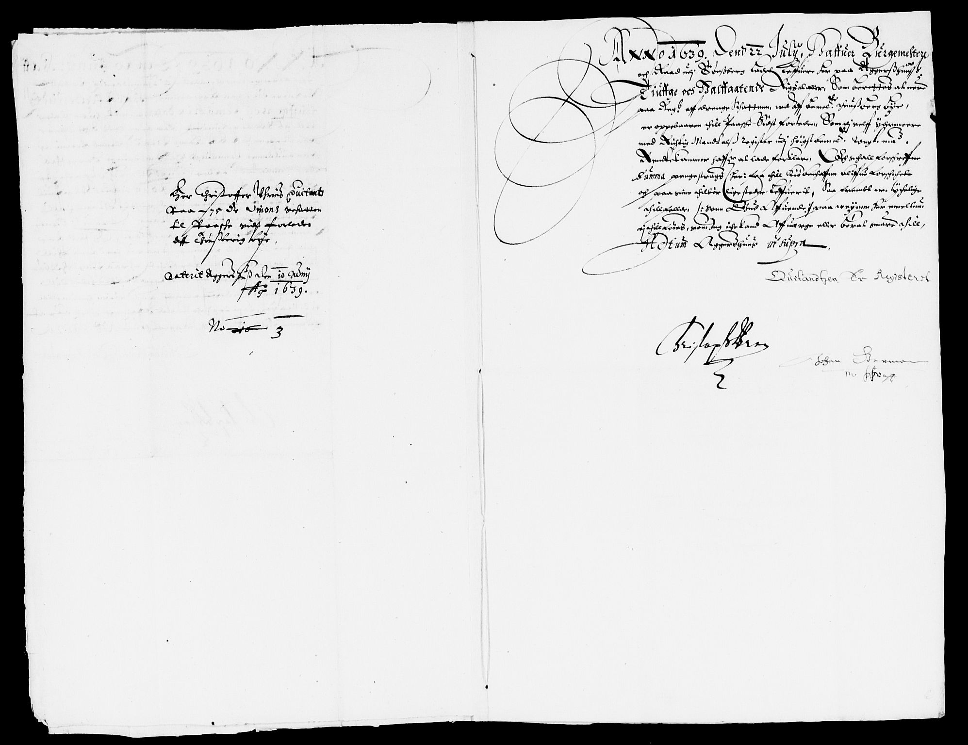 Rentekammeret inntil 1814, Reviderte regnskaper, Lensregnskaper, AV/RA-EA-5023/R/Rb/Rbo/L0019: Tønsberg len, 1638-1640