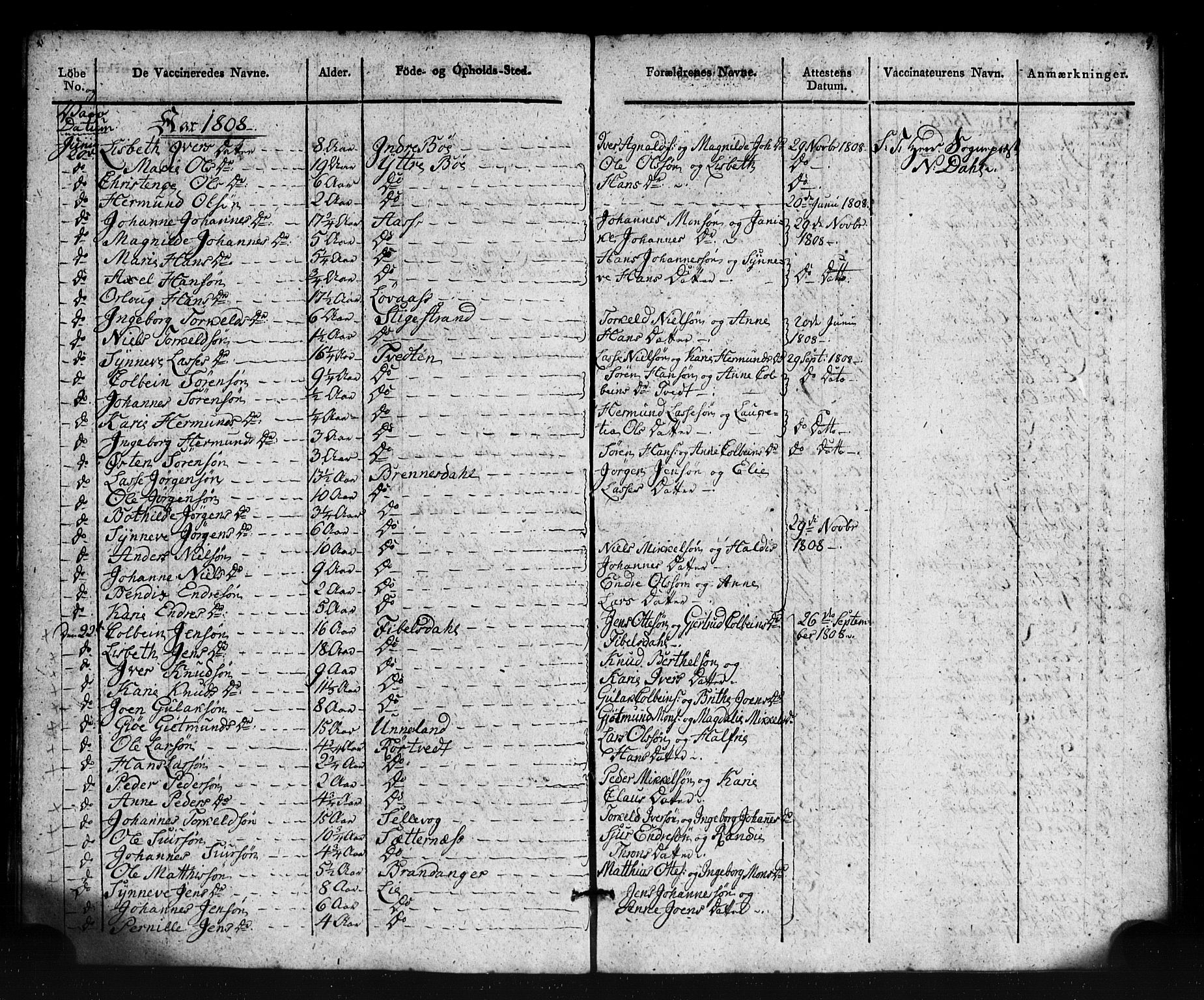 Gulen sokneprestembete, AV/SAB-A-80201/H/Haa/Haaa/L0024: Ministerialbok nr. A 24, 1806-1821, s. 9