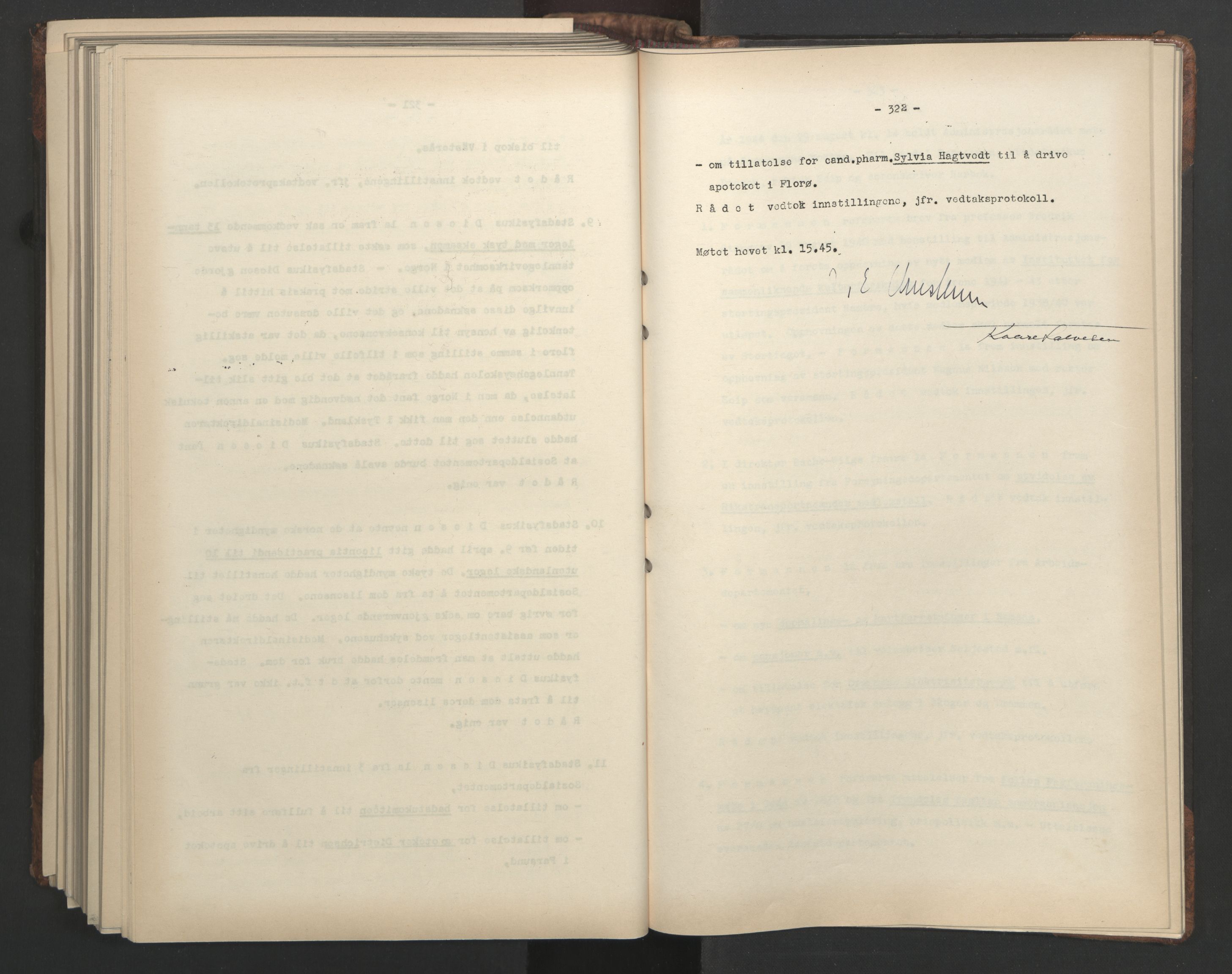 Administrasjonsrådet, AV/RA-S-1004/A/L0001: Møteprotokoll med tillegg 15/4-25/9, 1940, s. 322