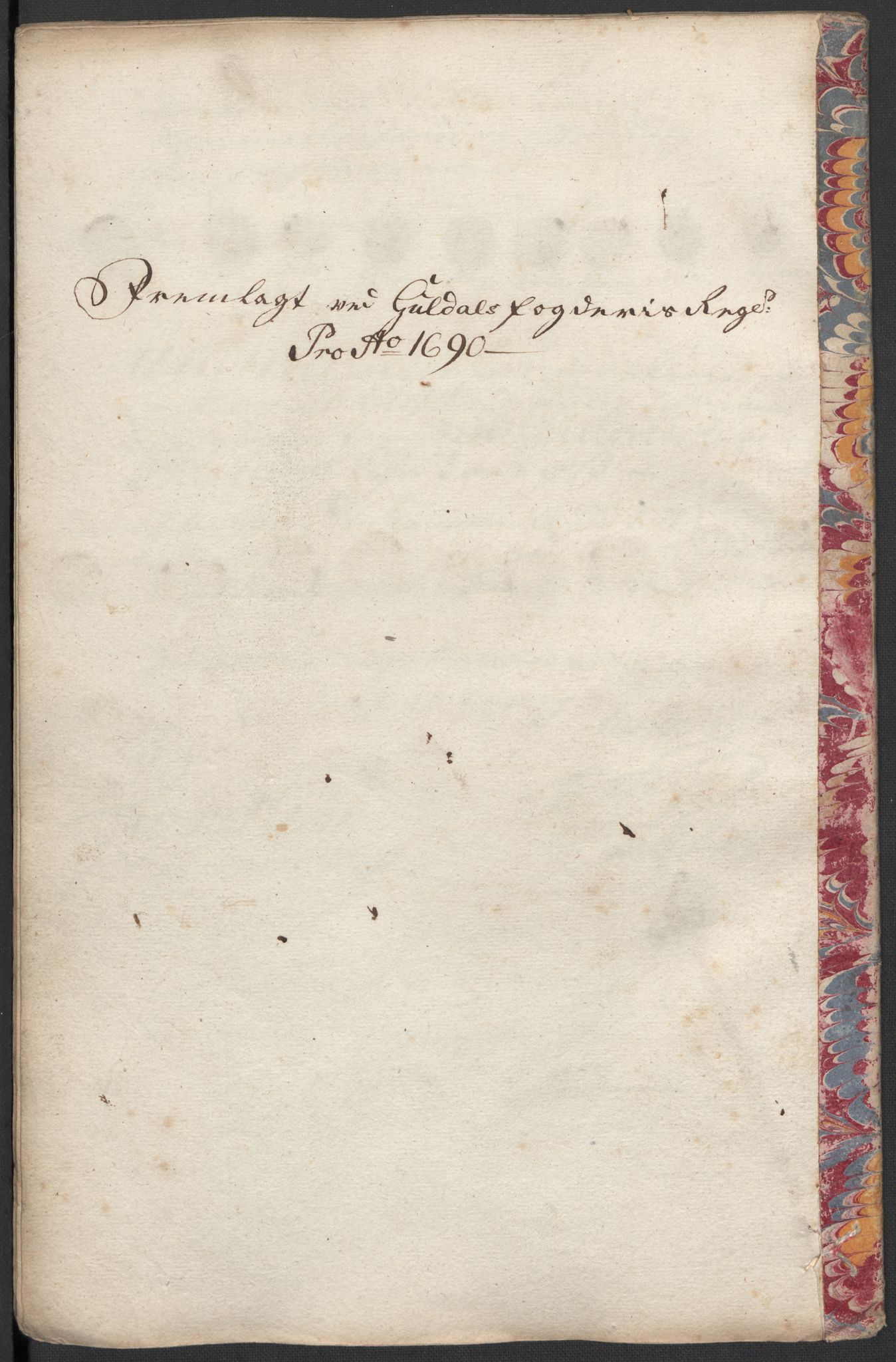Rentekammeret inntil 1814, Reviderte regnskaper, Fogderegnskap, RA/EA-4092/R59/L3940: Fogderegnskap Gauldal, 1689-1690, s. 343