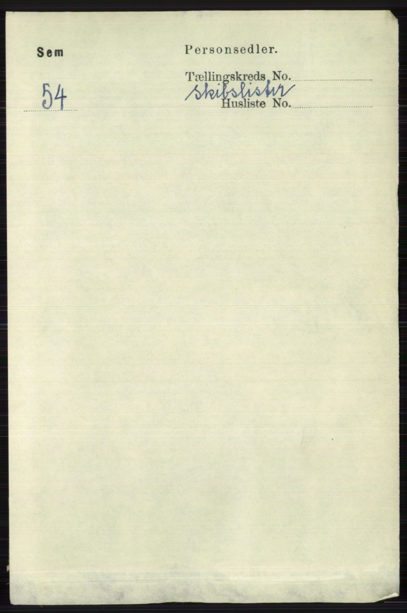 RA, Folketelling 1891 for 0721 Sem herred, 1891, s. 7400