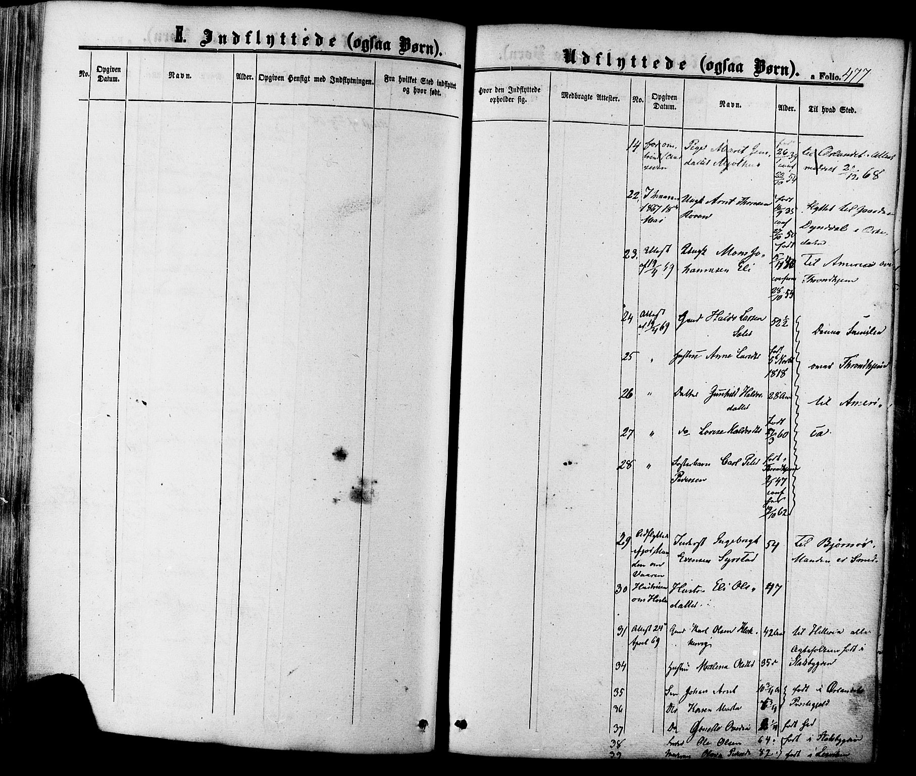 Ministerialprotokoller, klokkerbøker og fødselsregistre - Sør-Trøndelag, SAT/A-1456/665/L0772: Ministerialbok nr. 665A07, 1856-1878, s. 477