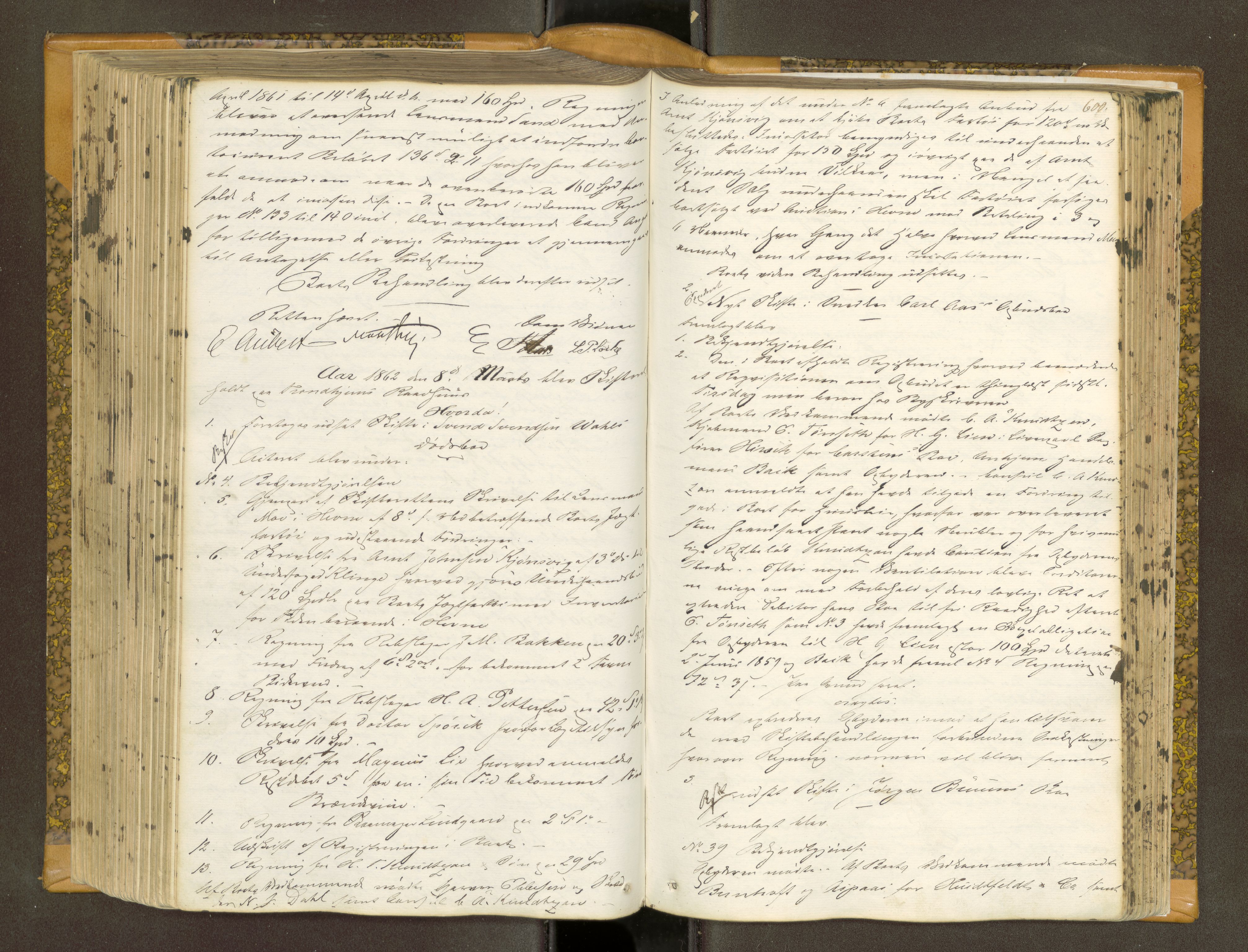 Trondheim byfogd, AV/SAT-A-0003/1/3/3B/L0006: Skiftebehandlingsprotokoll (u/ register)gml.nr.29b. U, 1859-1863, s. 600