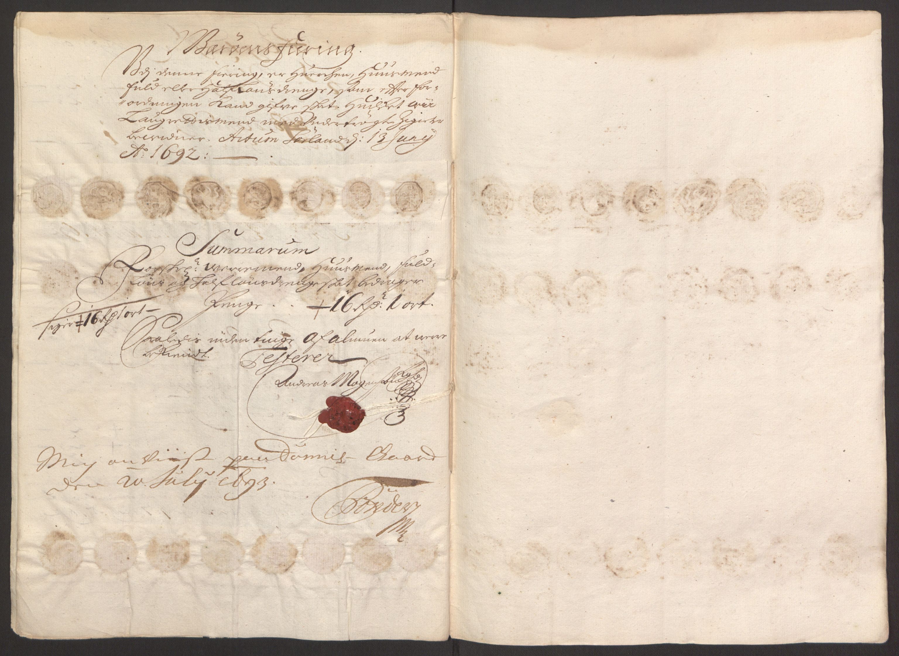 Rentekammeret inntil 1814, Reviderte regnskaper, Fogderegnskap, RA/EA-4092/R67/L4675: Fogderegnskap Vesterålen, Andenes og Lofoten, 1691-1693, s. 137