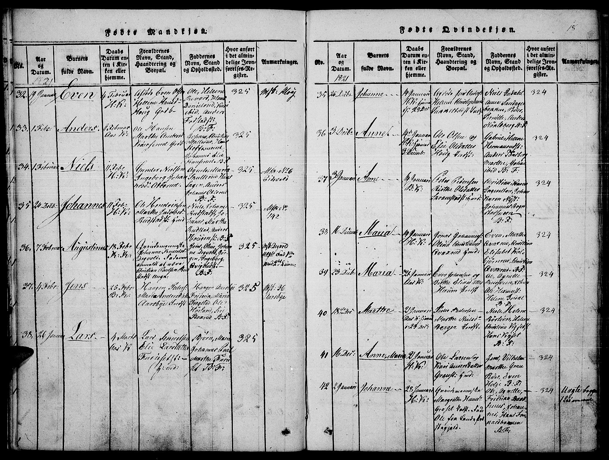 Toten prestekontor, SAH/PREST-102/H/Ha/Haa/L0010: Ministerialbok nr. 10, 1820-1828, s. 18