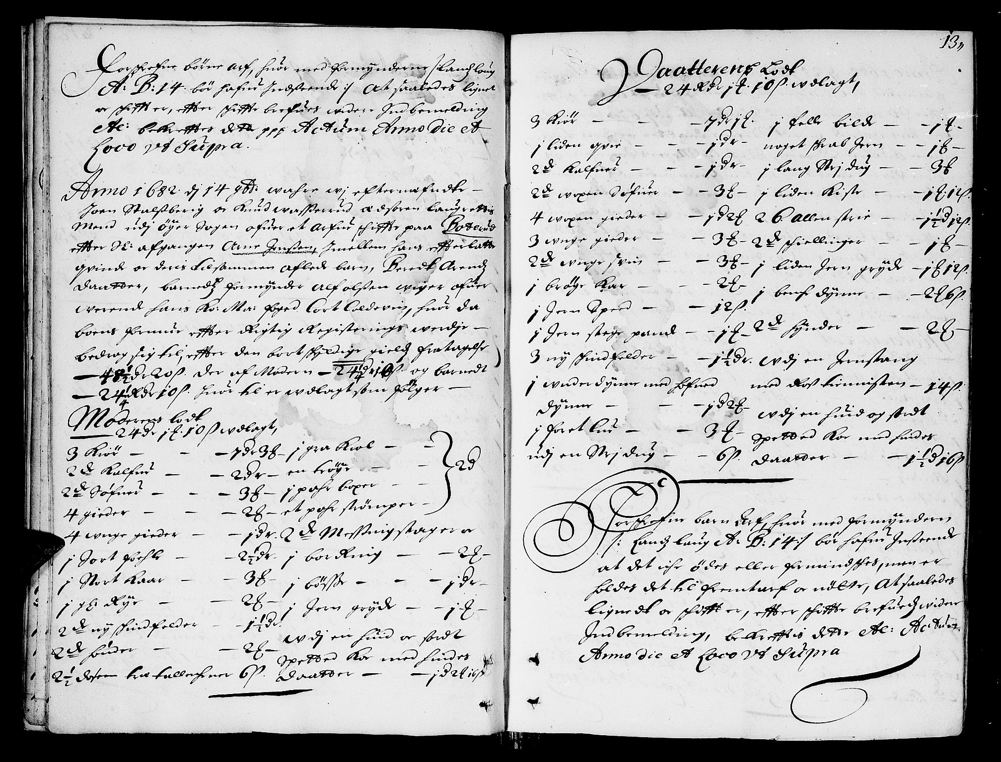 Sorenskriverier i Gudbrandsdalen, AV/SAH-TING-036/J/Ja/Jab/L0001: Skifteprotokoll - Sør-Gudbrandsdal, 1682-1721, s. 12b-13a