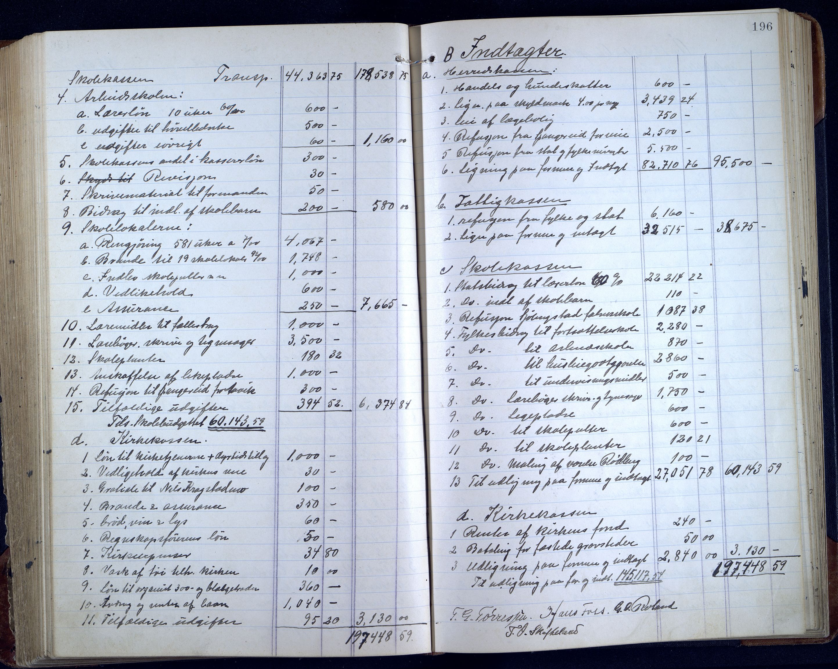 Sør-Audnedal kommune - Formannskapet/Kommunestyret, ARKSOR/1029SØ120/A/L0005: Møtebok, 1916-1925, s. 195b-196a