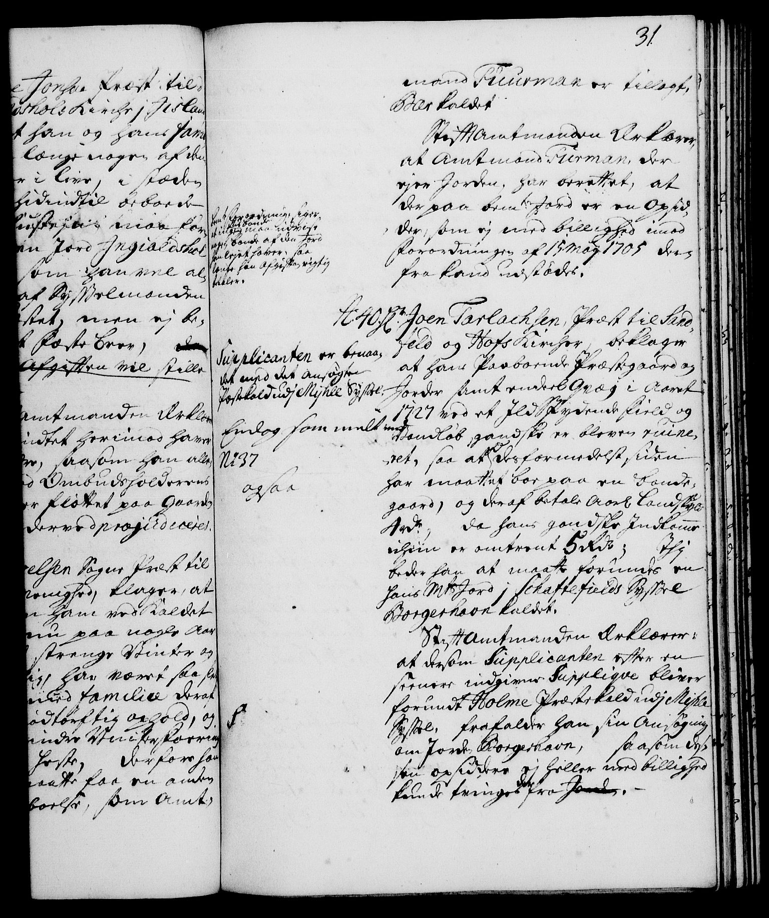 Rentekammeret, Kammerkanselliet, AV/RA-EA-3111/G/Gh/Gha/L0014: Norsk ekstraktmemorialprotokoll. Merket RK 53.59, 1731-1732, s. 31