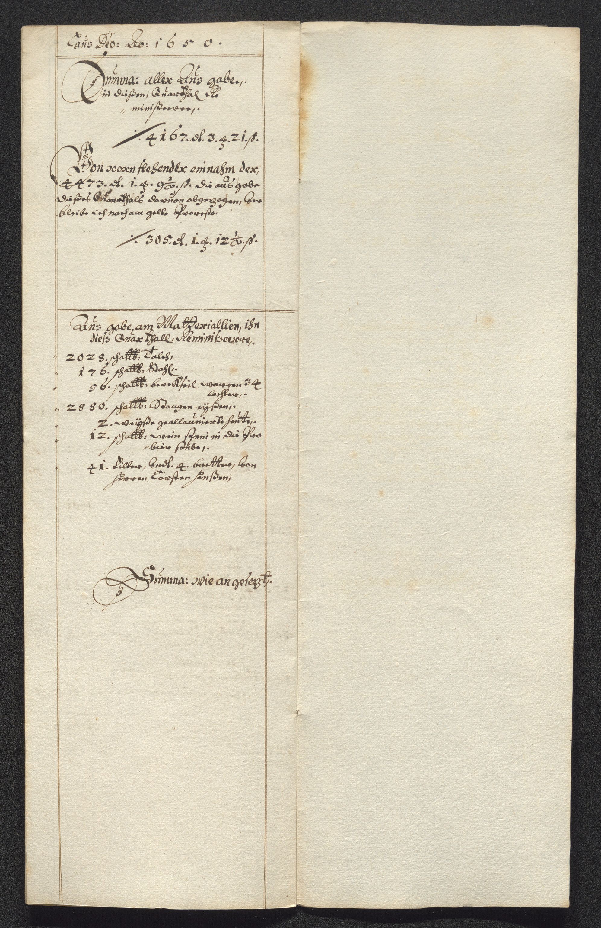 Kongsberg Sølvverk 1623-1816, SAKO/EA-3135/001/D/Dc/Dcd/L0024: Utgiftsregnskap for gruver m.m. , 1650, s. 833