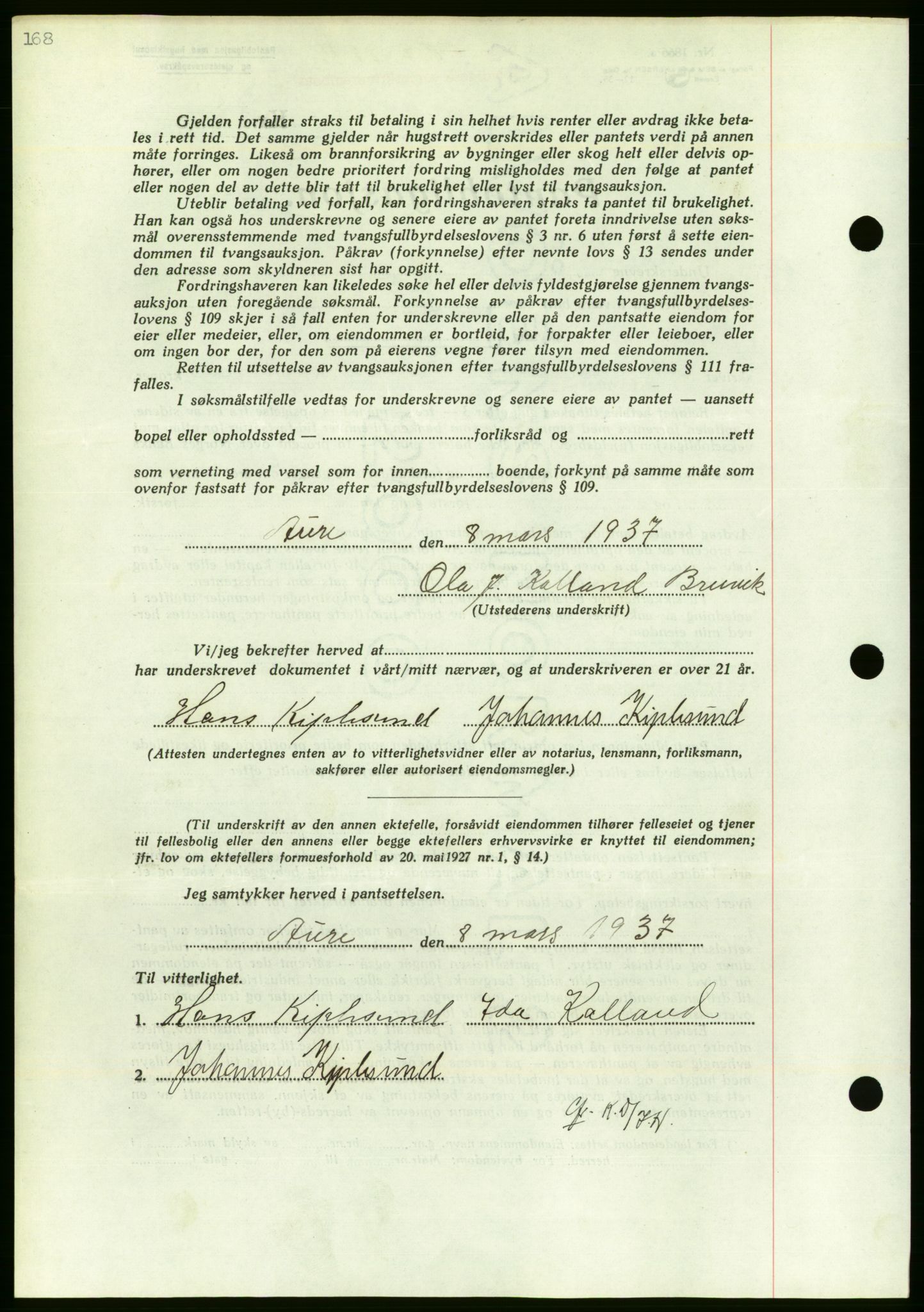 Nordmøre sorenskriveri, AV/SAT-A-4132/1/2/2Ca/L0091: Pantebok nr. B81, 1937-1937, Dagboknr: 817/1937