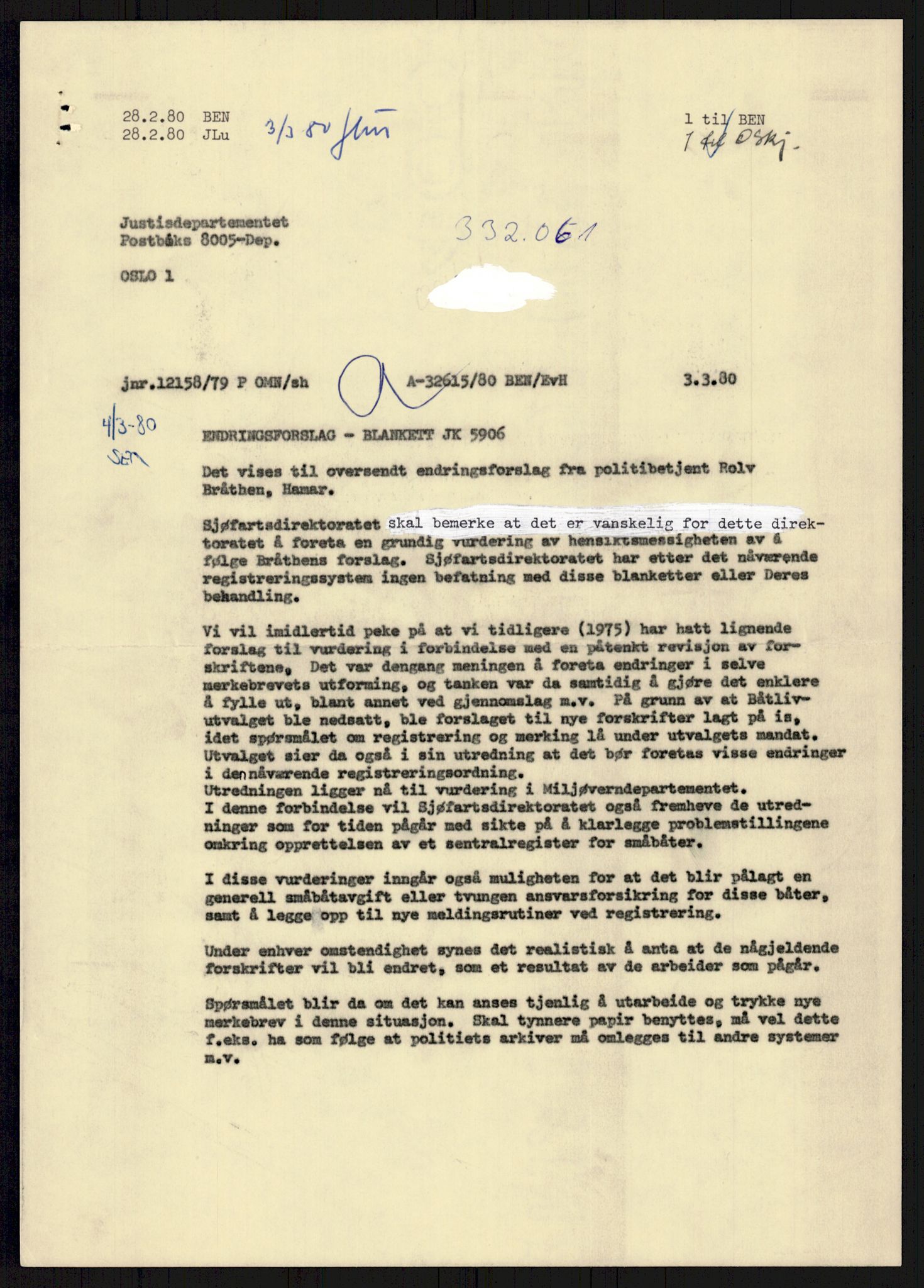 Sjøfartsdirektoratet med forløpere, generelt arkiv, AV/RA-S-1407/D/Du/Duc/L0641/0004: Skipskontrollen - Forskrifter    / Utleiebåter (2 mapper), 1977-1989, s. 534