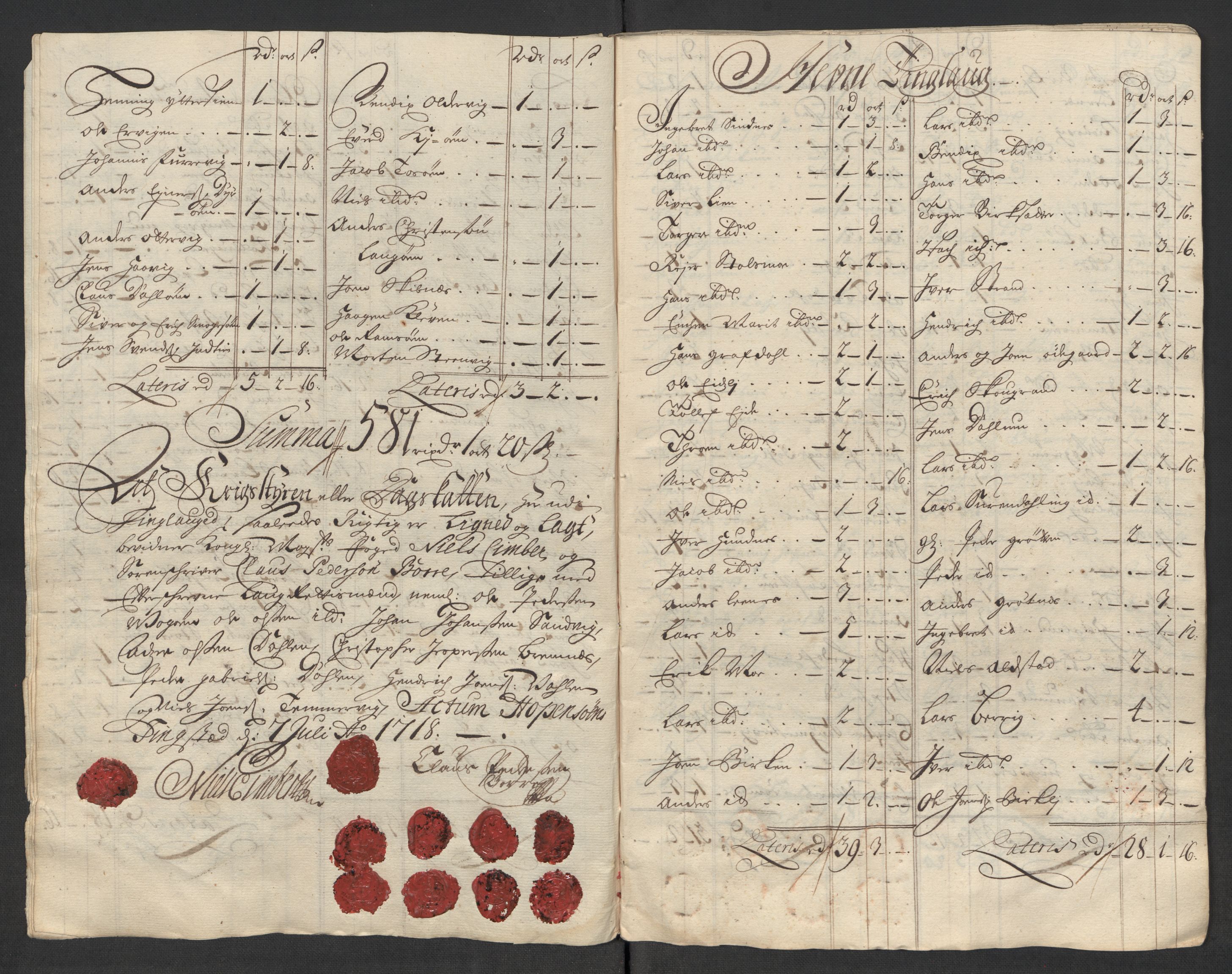 Rentekammeret inntil 1814, Reviderte regnskaper, Fogderegnskap, AV/RA-EA-4092/R57/L3866: Fogderegnskap Fosen, 1718, s. 132