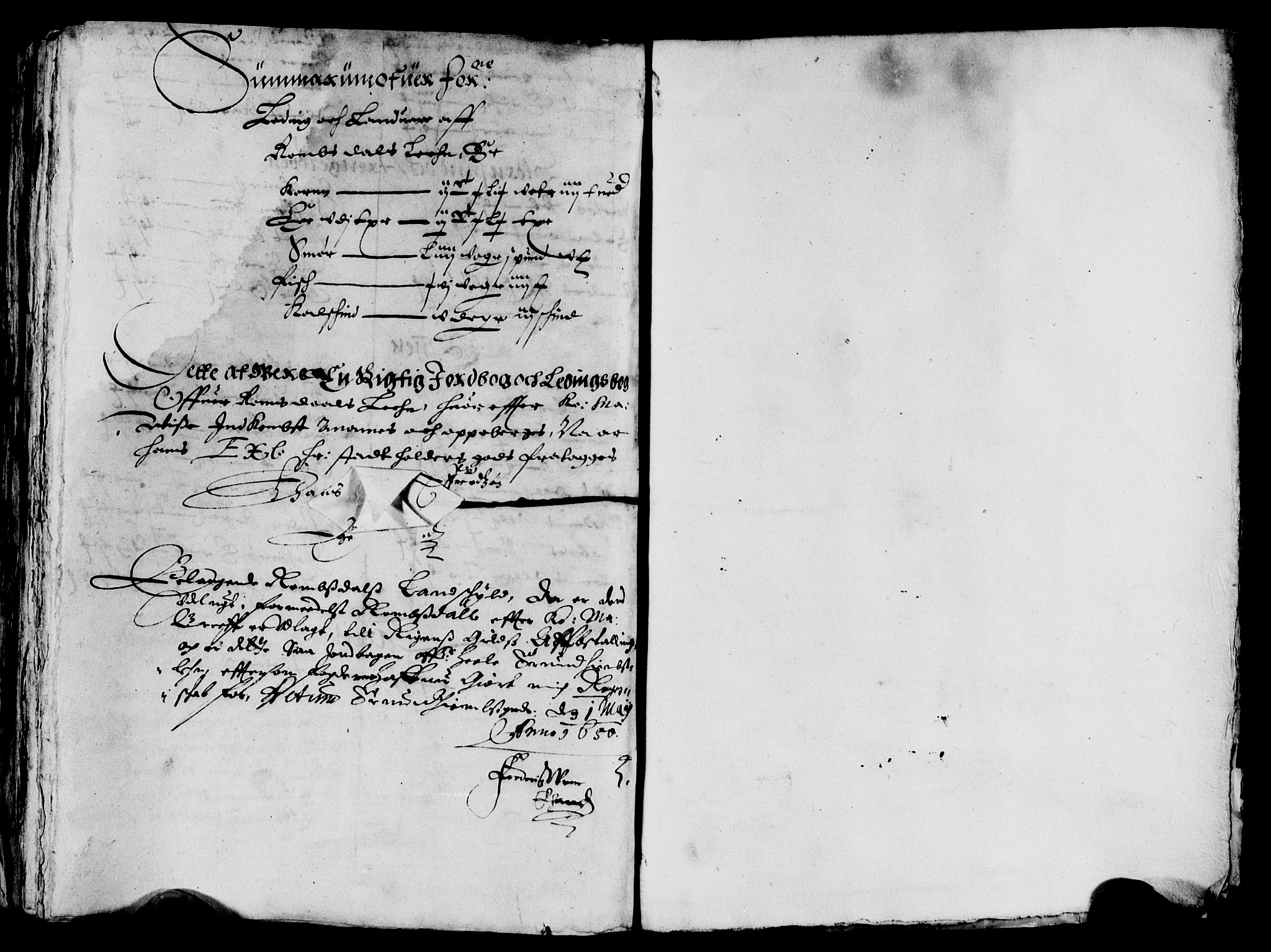 Rentekammeret inntil 1814, Reviderte regnskaper, Lensregnskaper, AV/RA-EA-5023/R/Rb/Rbw/L0099: Trondheim len, 1650-1651