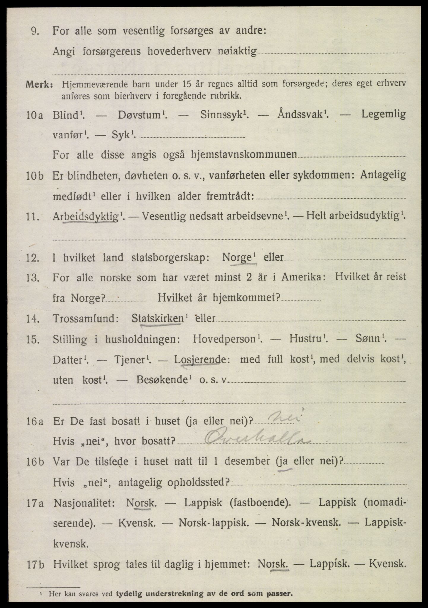 SAT, Folketelling 1920 for 1746 Klinga herred, 1920, s. 2110