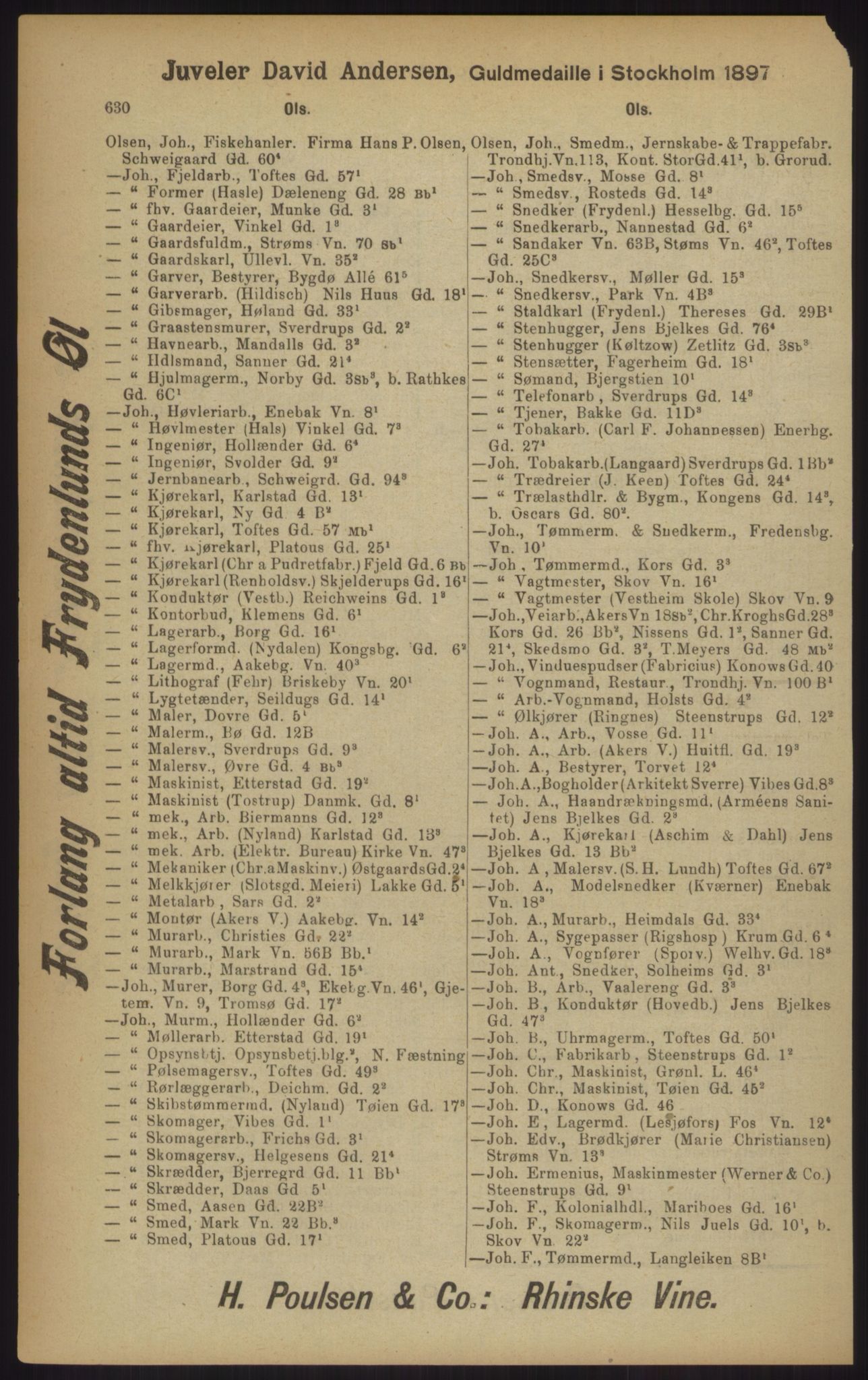 Kristiania/Oslo adressebok, PUBL/-, 1902, s. 630