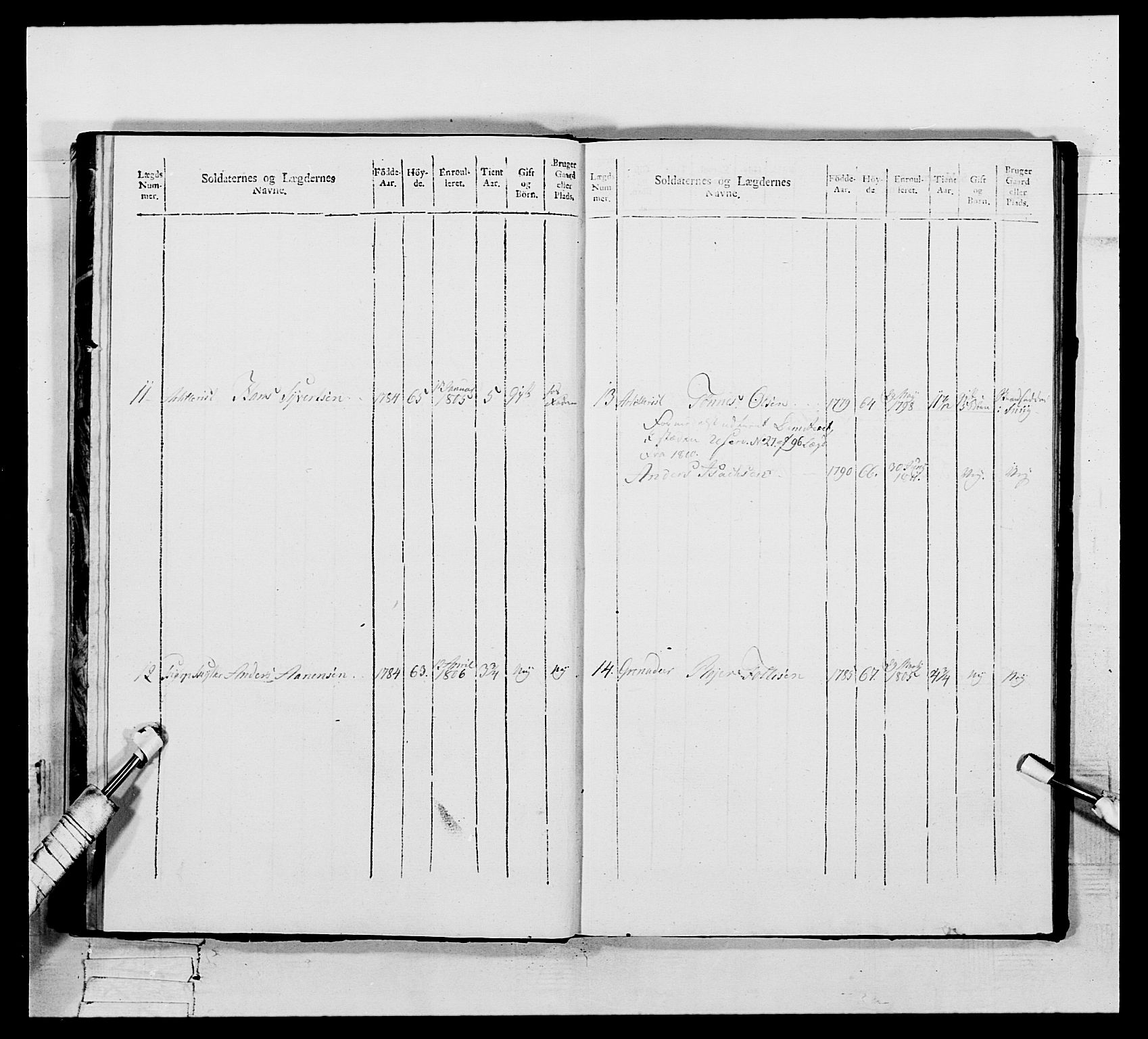 Generalitets- og kommissariatskollegiet, Det kongelige norske kommissariatskollegium, AV/RA-EA-5420/E/Eh/L0111: Vesterlenske nasjonale infanteriregiment, 1810, s. 57